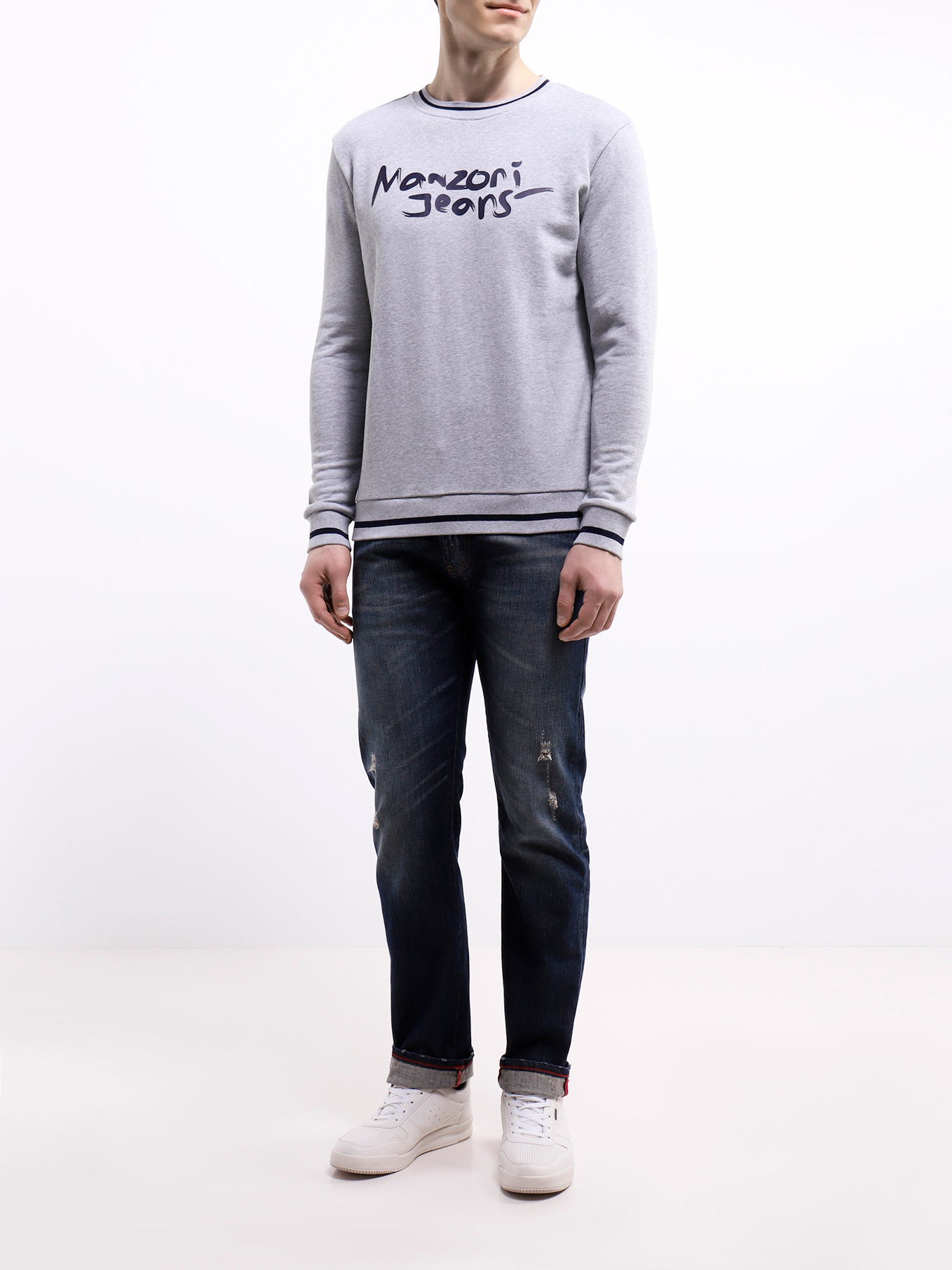 

Alessandro Manzoni Jeans Джемпер, Seryy, Джемпер
