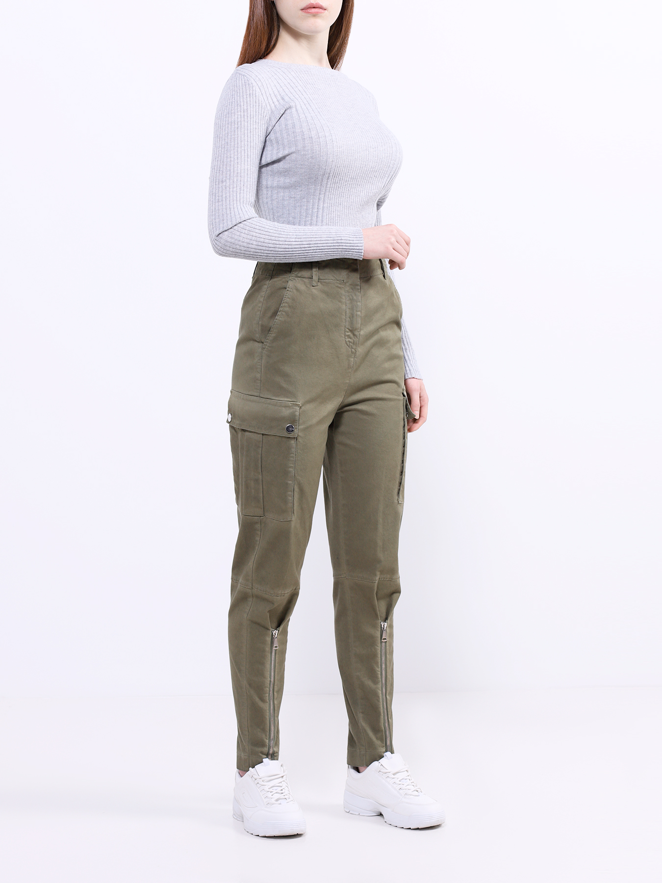 

Pinko Брюки-карго, Khaki, Брюки-карго