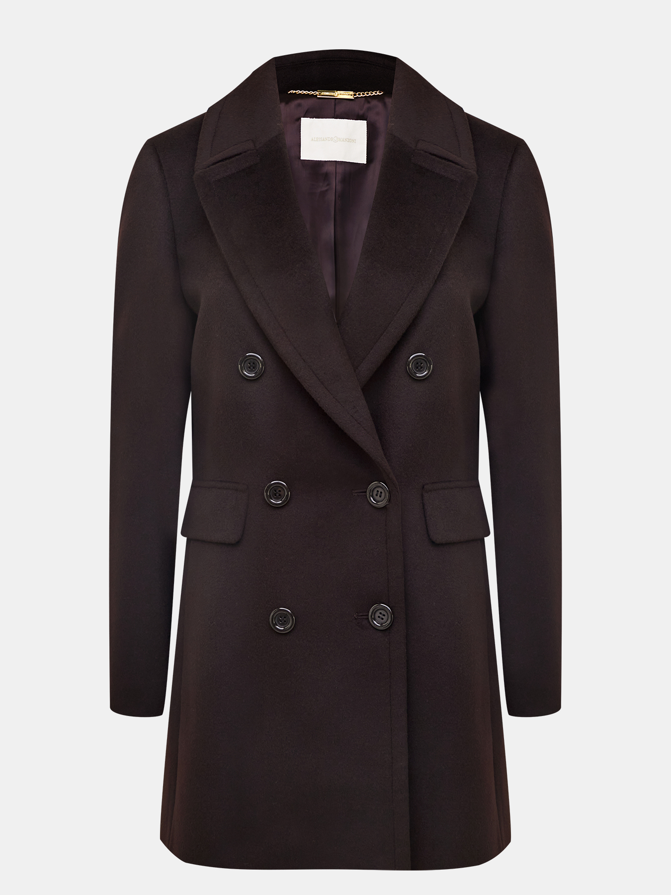 Пальто Alessandro Manzoni 360870-024, цвет коричневый, размер 48 - фото 1