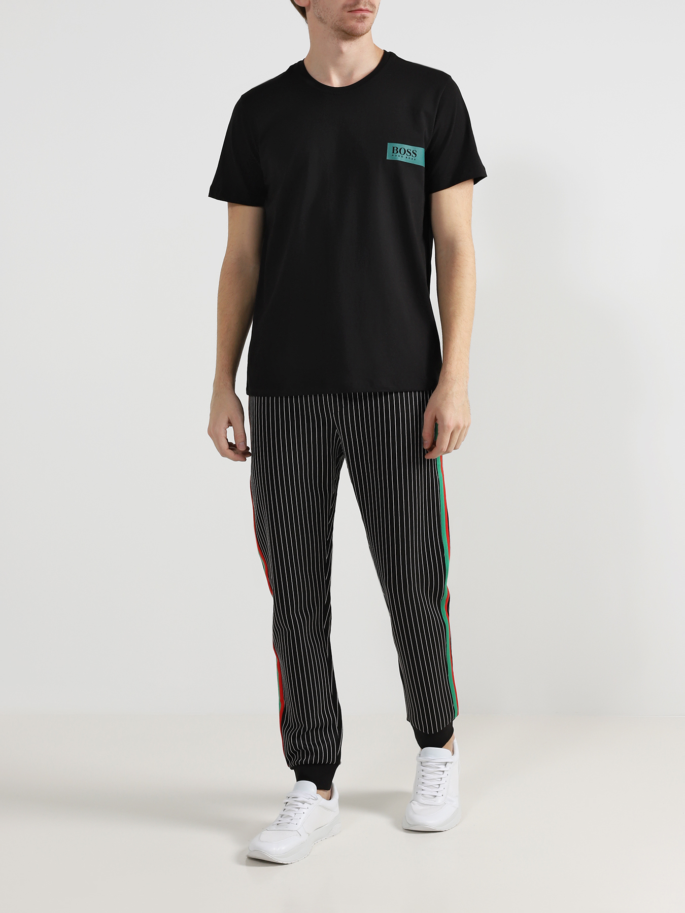 

BOSS Мужская футболка T Shirt, Chernyy, Мужская футболка T Shirt