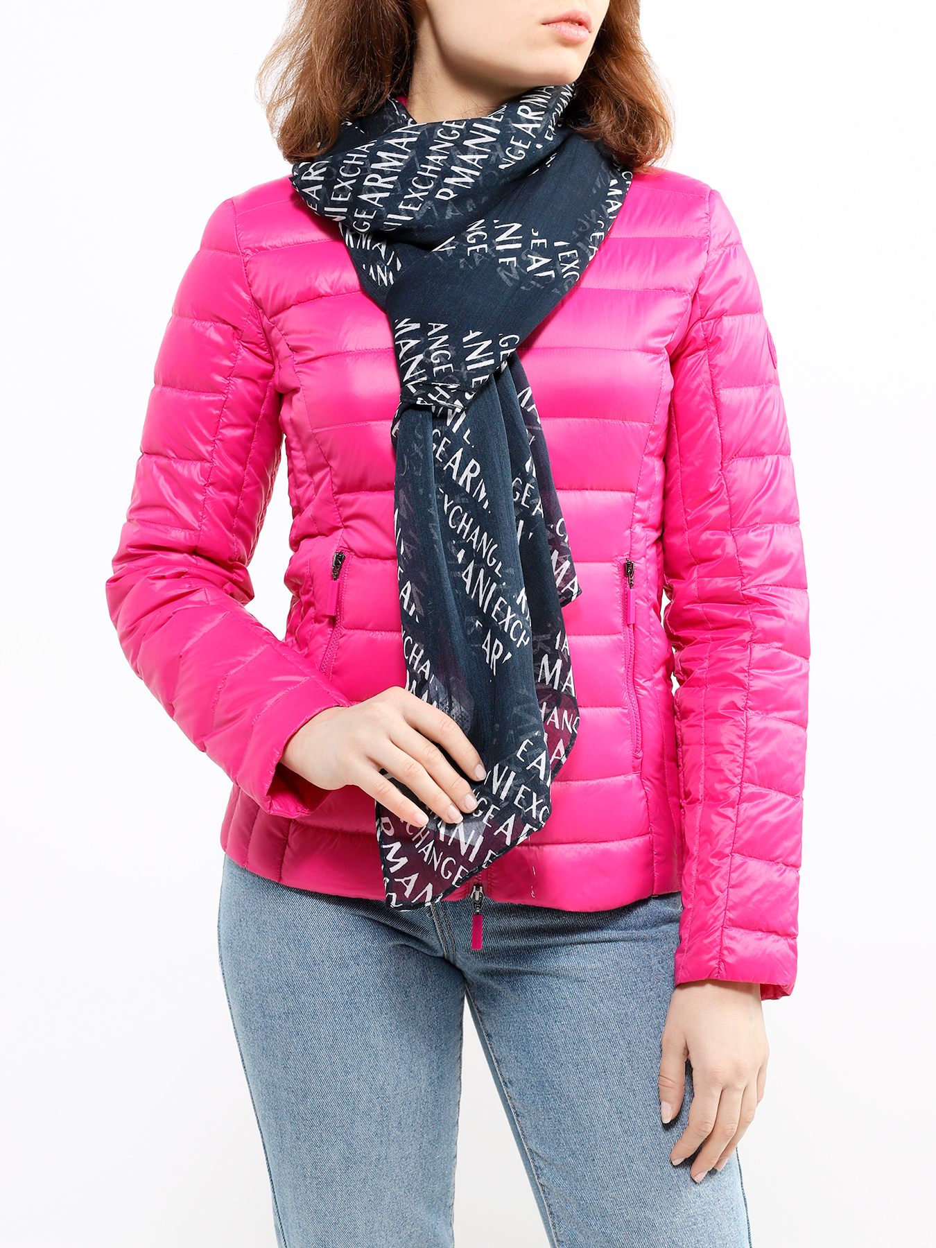 

Armani Exchange Шарф, Temno_siniy, Шарф