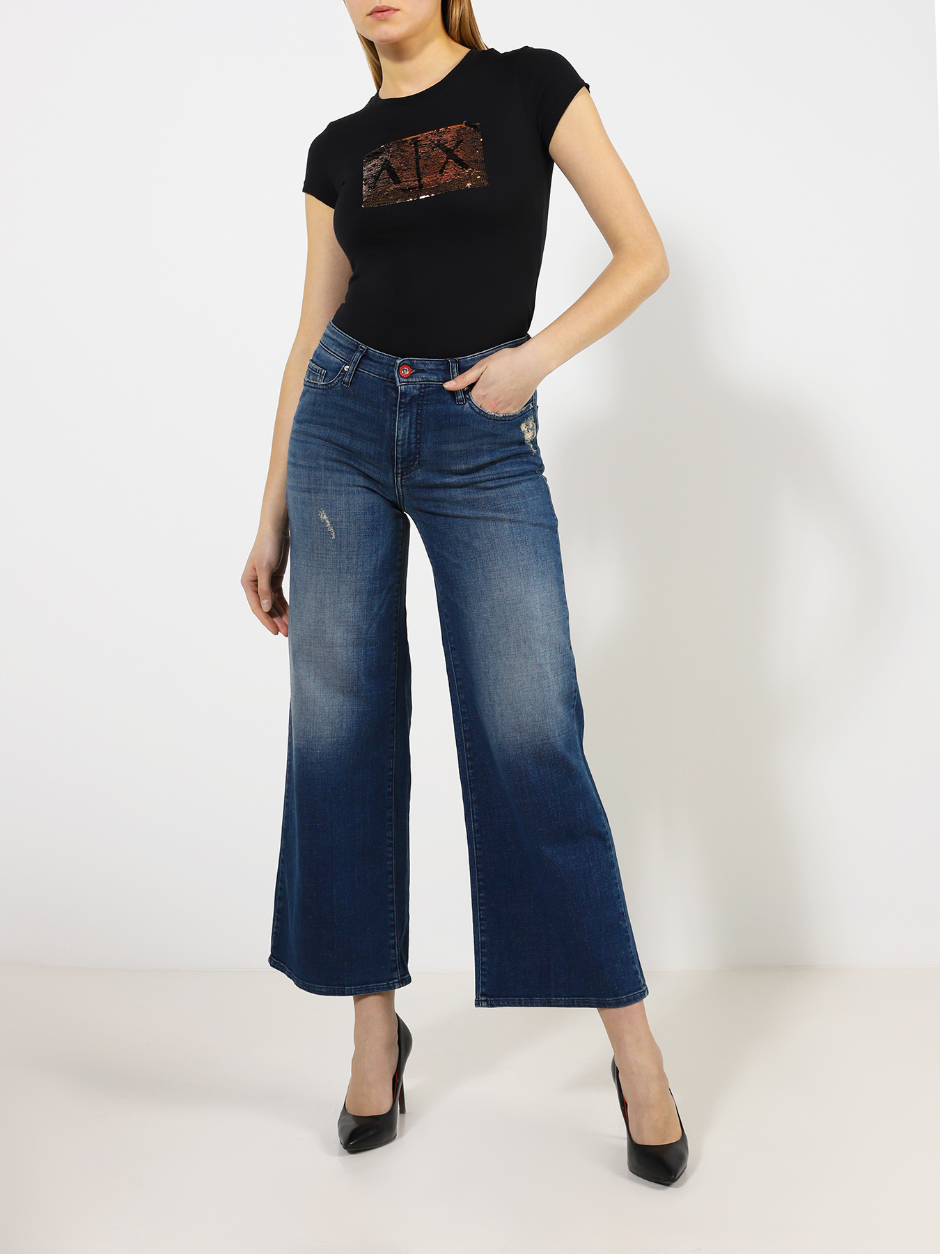 

Armani Exchange Расклешенные джинсы J04, Siniy, Расклешенные джинсы J04