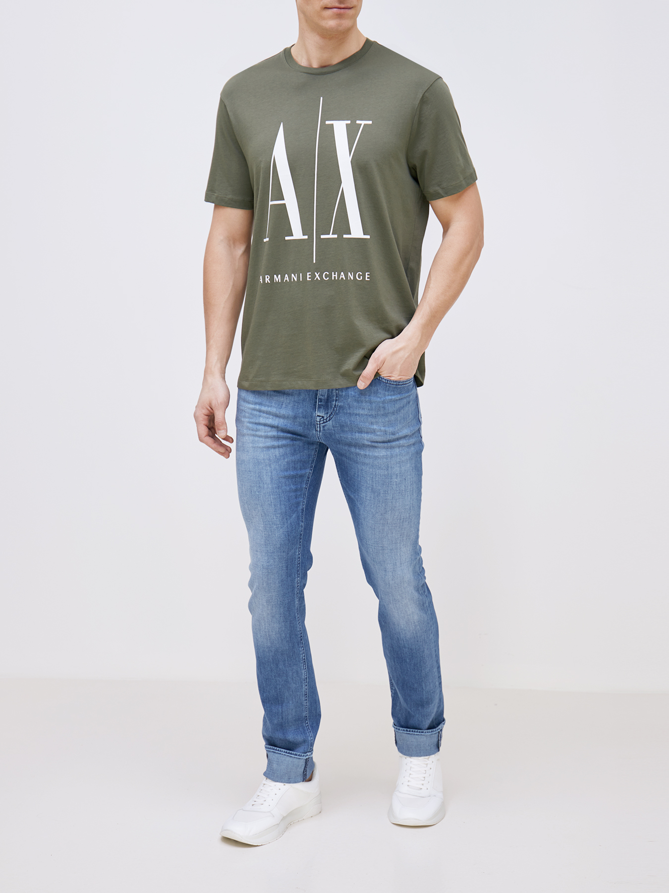 

Armani Exchange Футболка, Khaki, Футболка