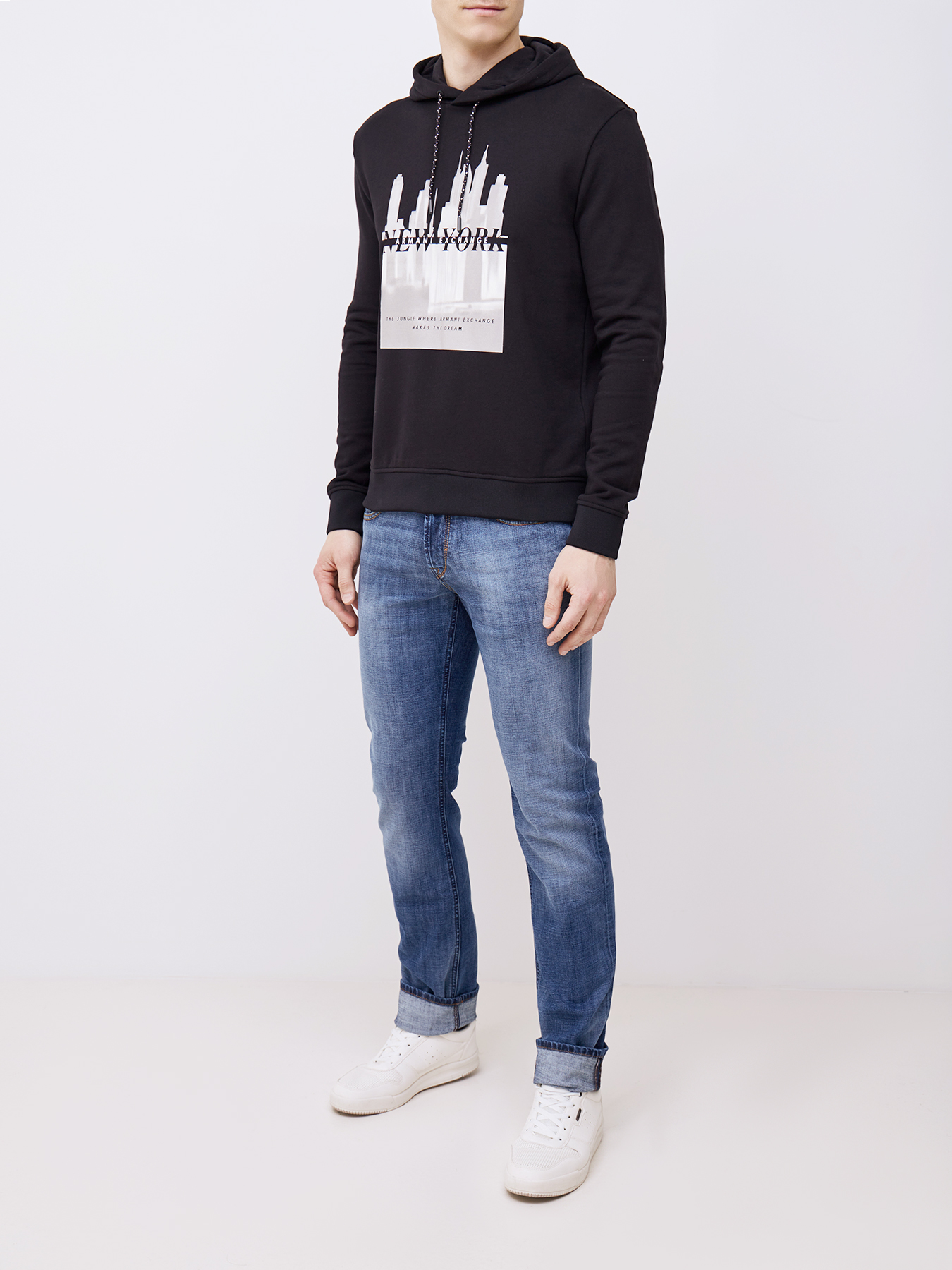 

Armani Exchange Худи, Chernyy, Худи