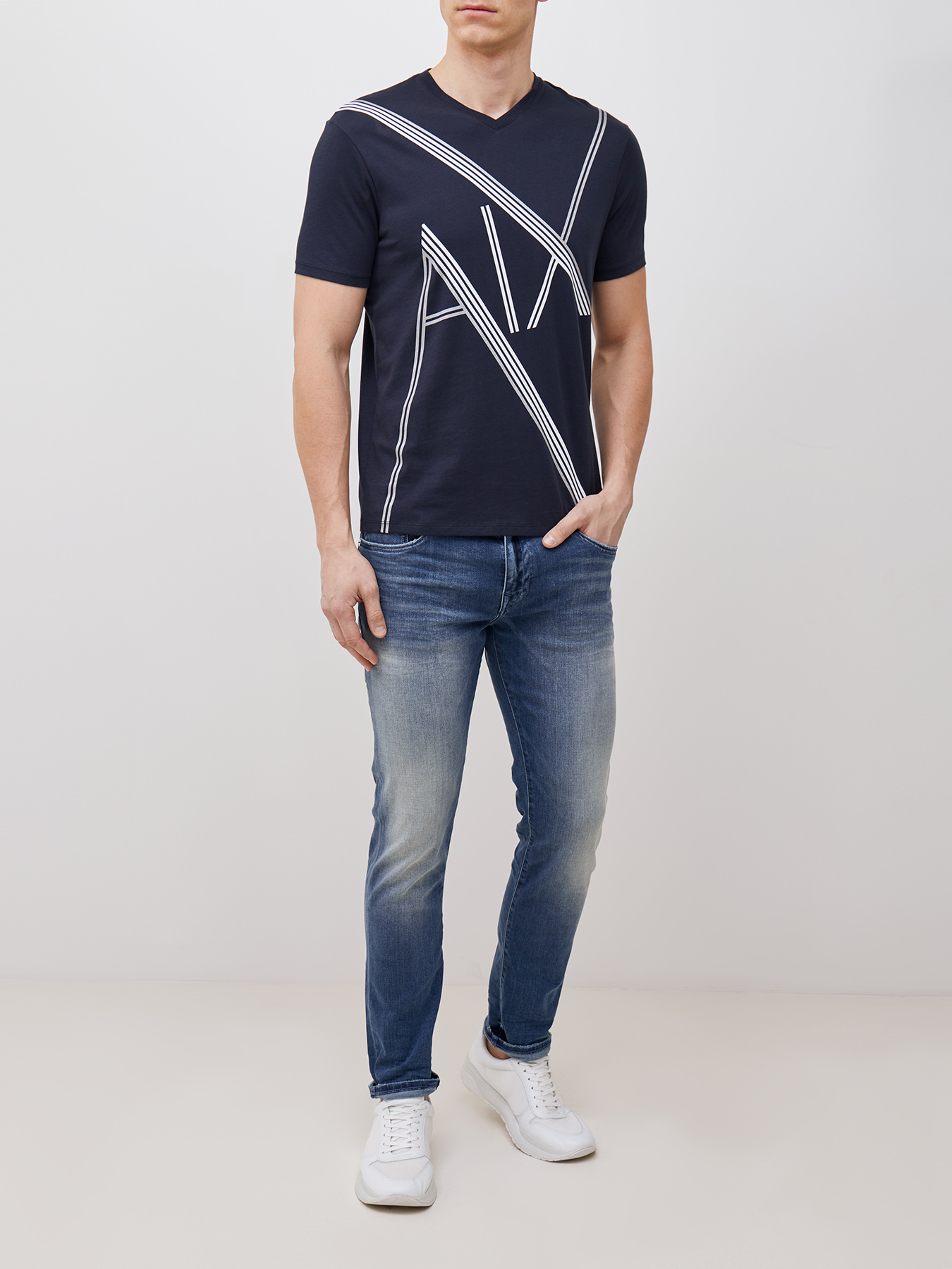 

Armani Exchange Футболка, Temno_siniy, Футболка