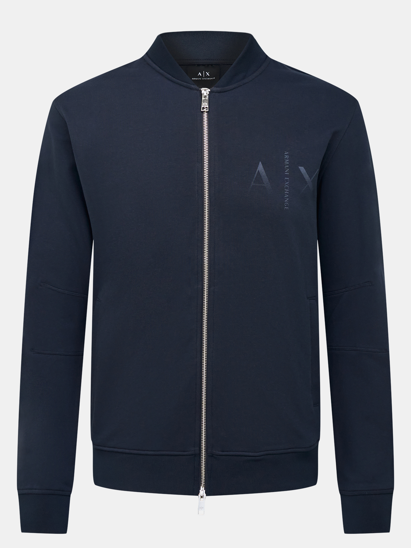 Бомбер Armani Exchange. Цвет синий