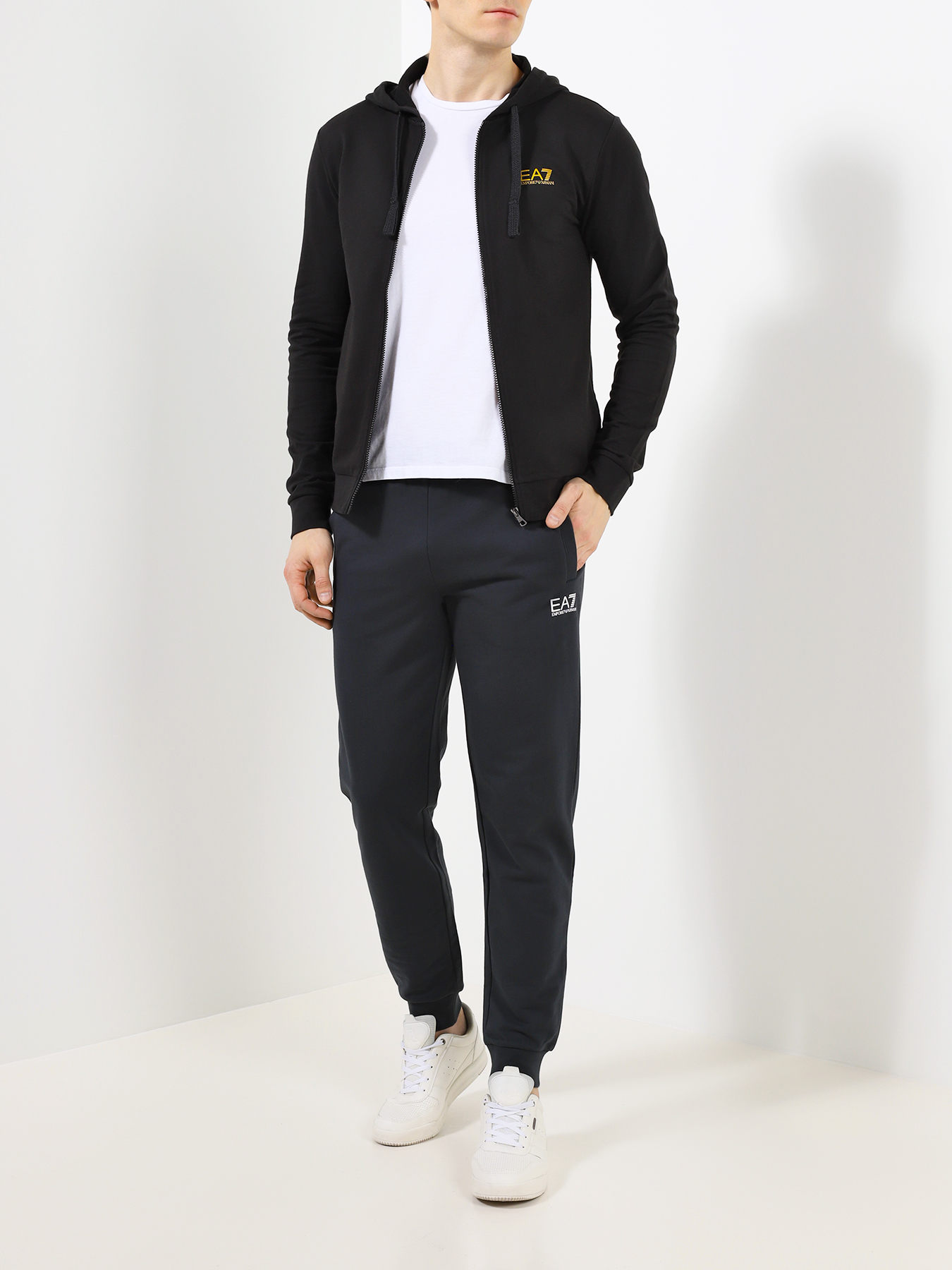 

EA7 Emporio Armani Толстовка с капюшоном, Chernyy, Толстовка с капюшоном
