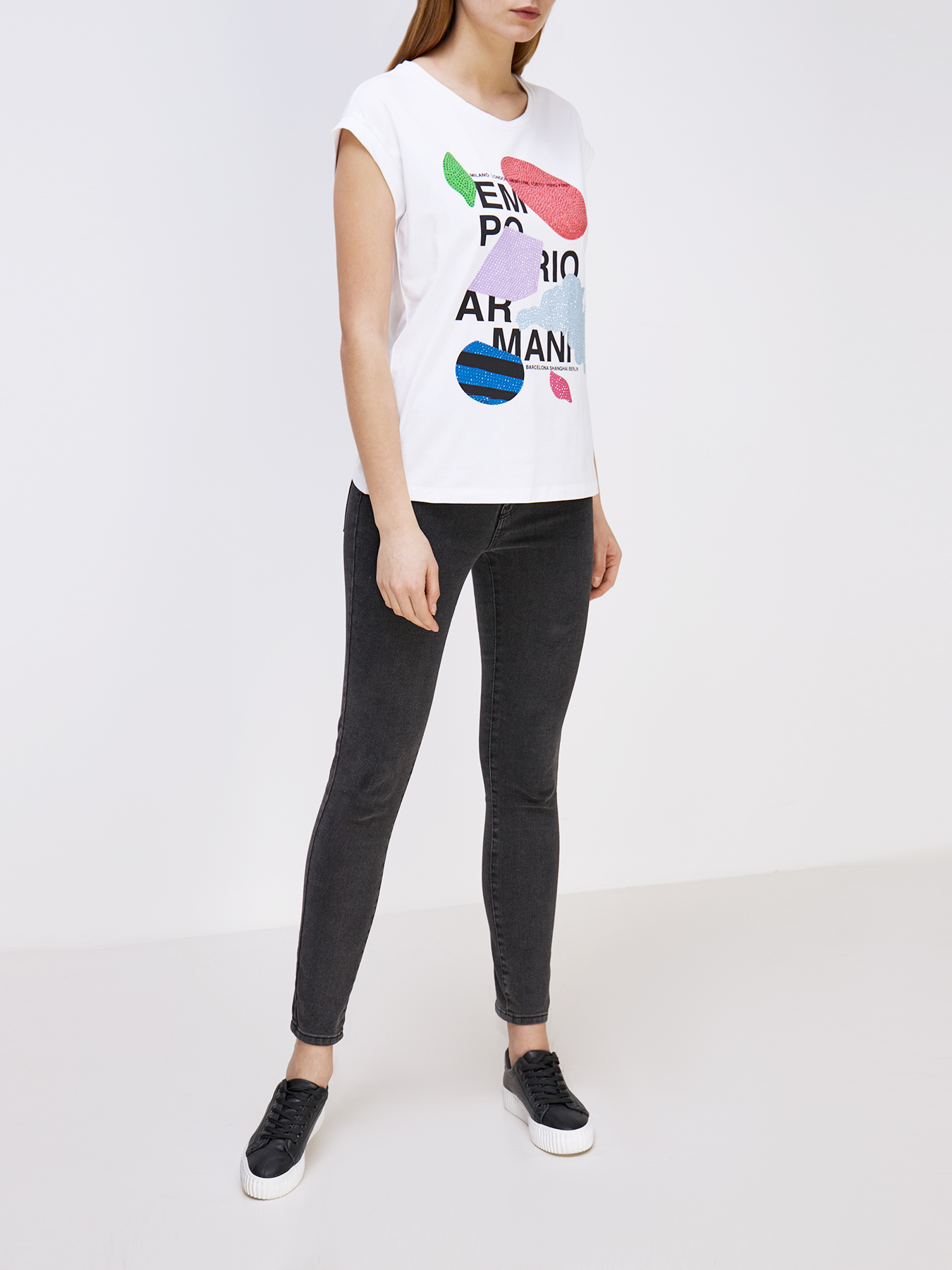 

Emporio Armani Футбока, Belyy, Футбока