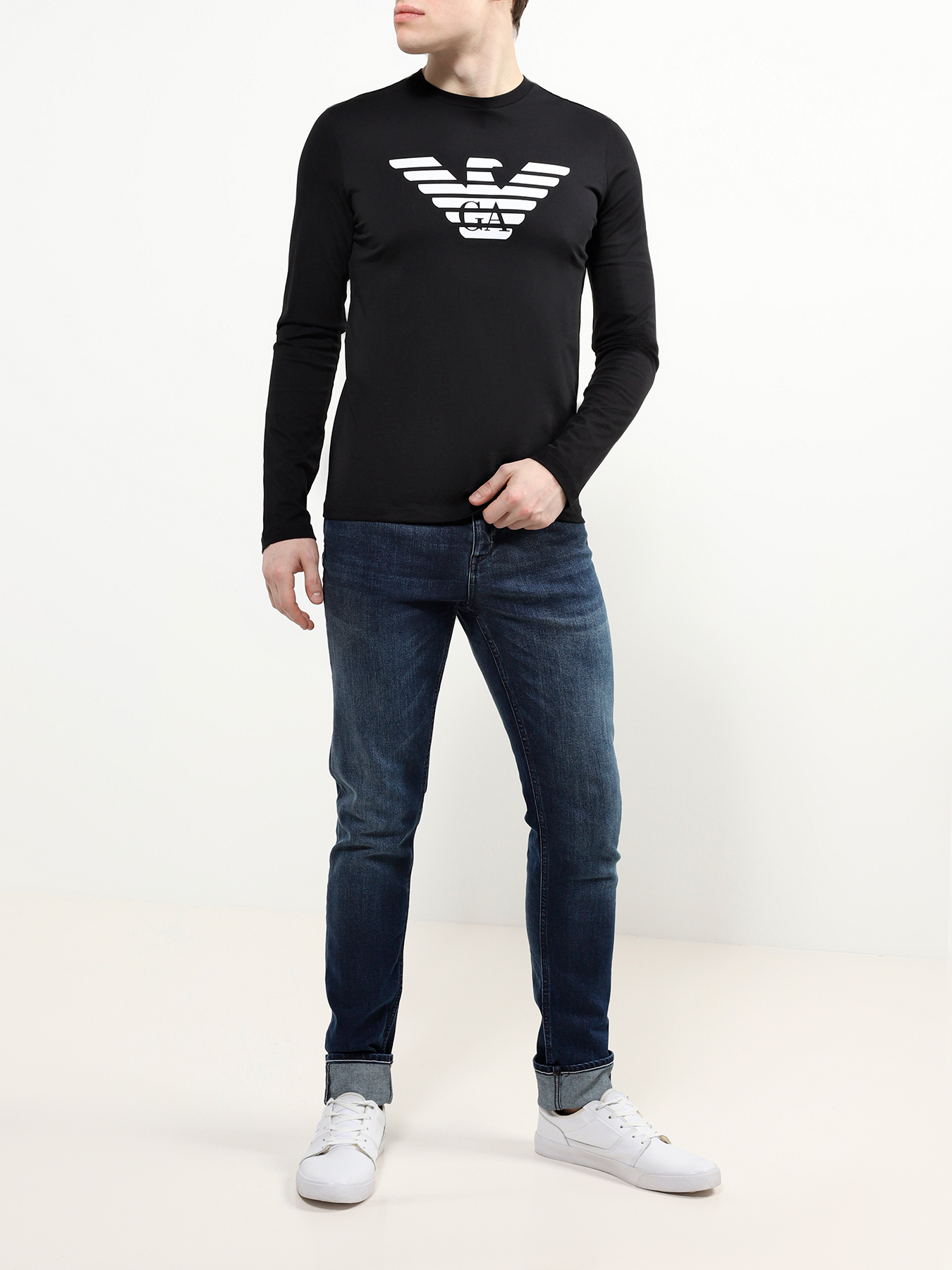 

Emporio Armani Лонгслив, Chernyy, Лонгслив
