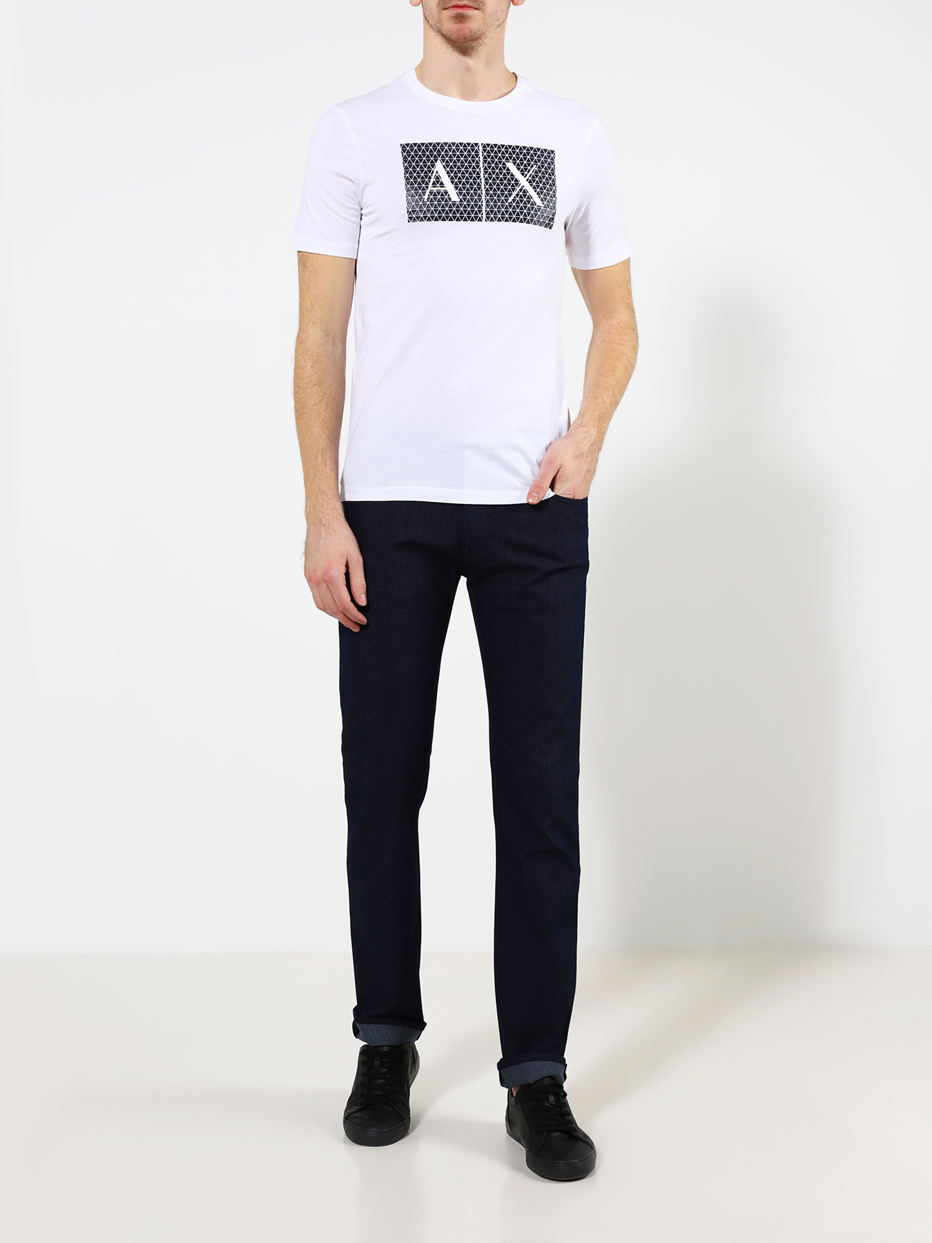 

Armani Exchange Футболка, Cherno_belyy, Футболка