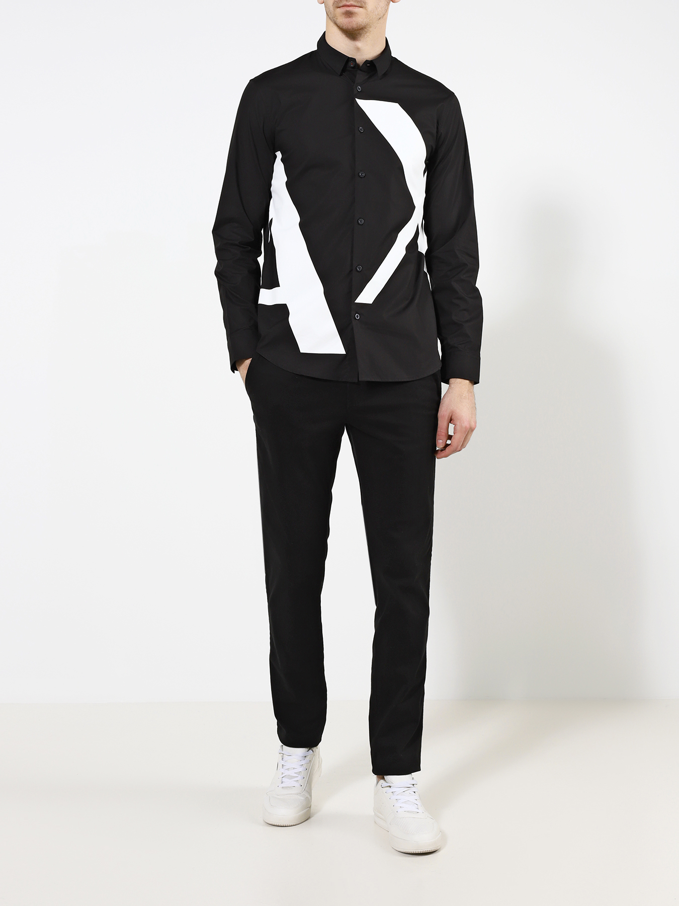 

Armani Exchange Рубашка, Chernyy, Рубашка