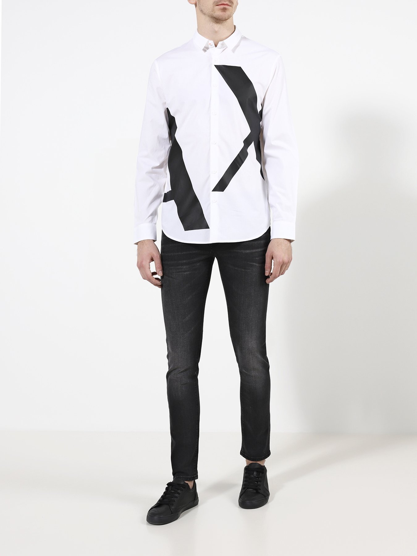 

Armani Exchange Рубашка, Belyy, Рубашка