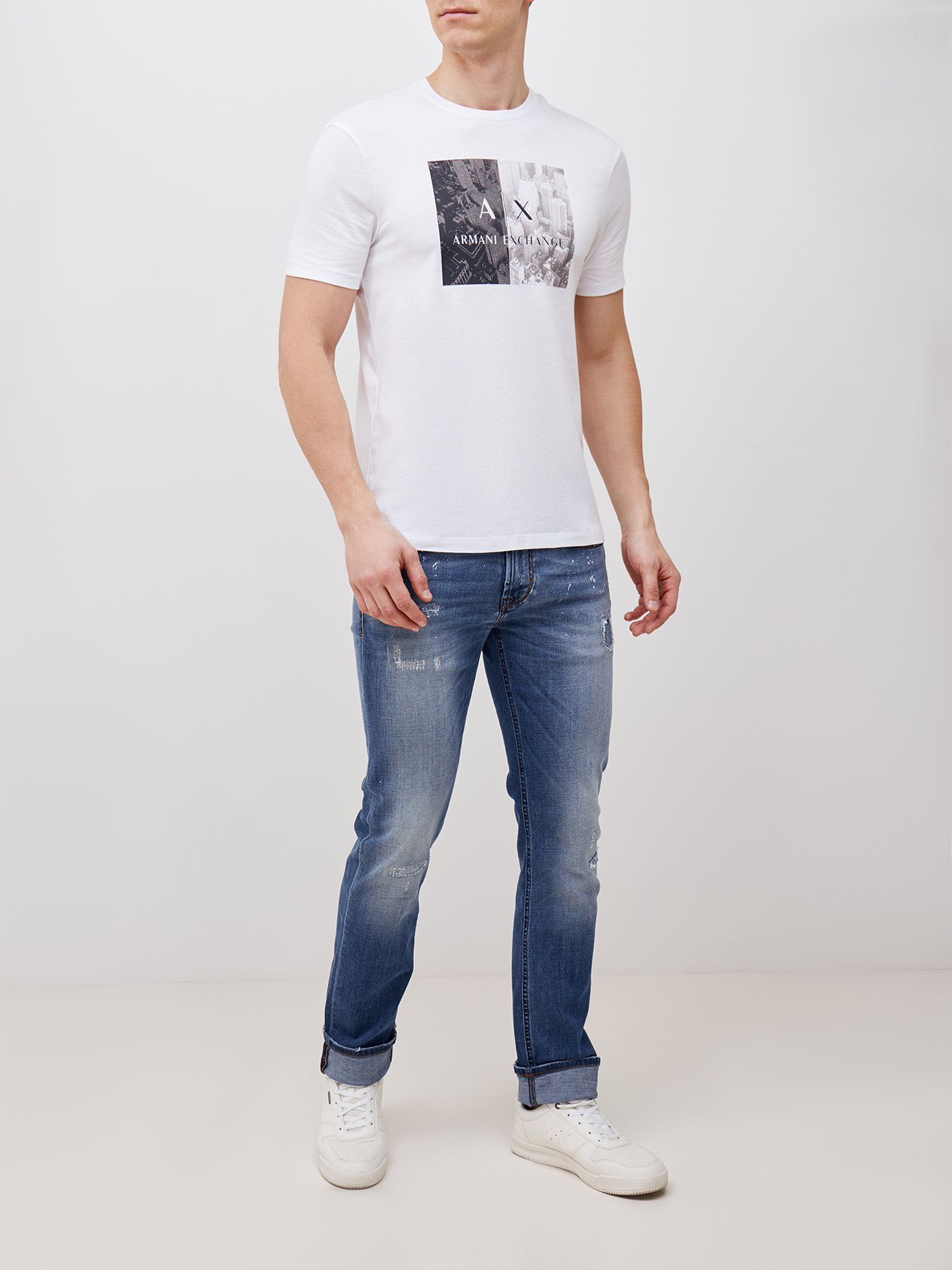 

Armani Exchange Футболка, Belyy, Футболка