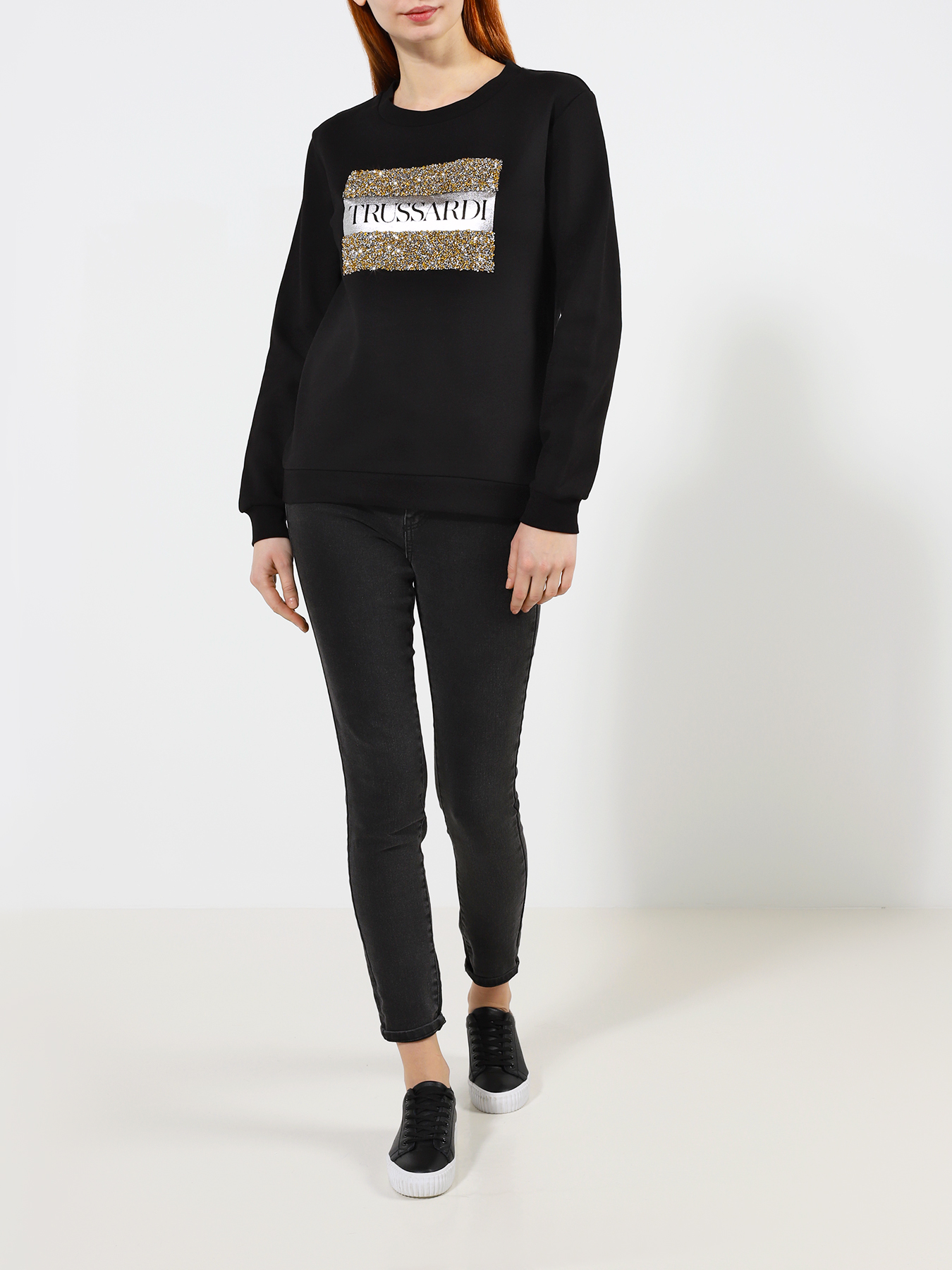 

Trussardi Jeans Джемпер, Chernyy, Джемпер