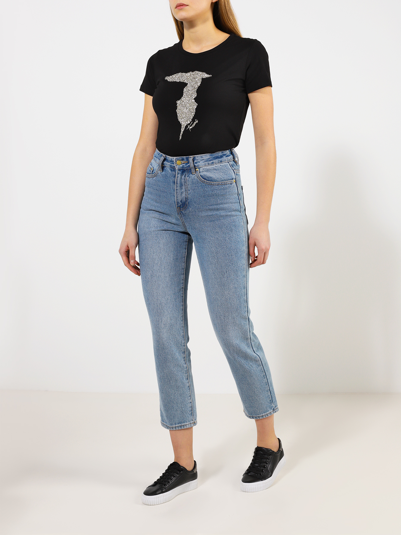 

Trussardi Jeans Футболка, Chernyy, Футболка