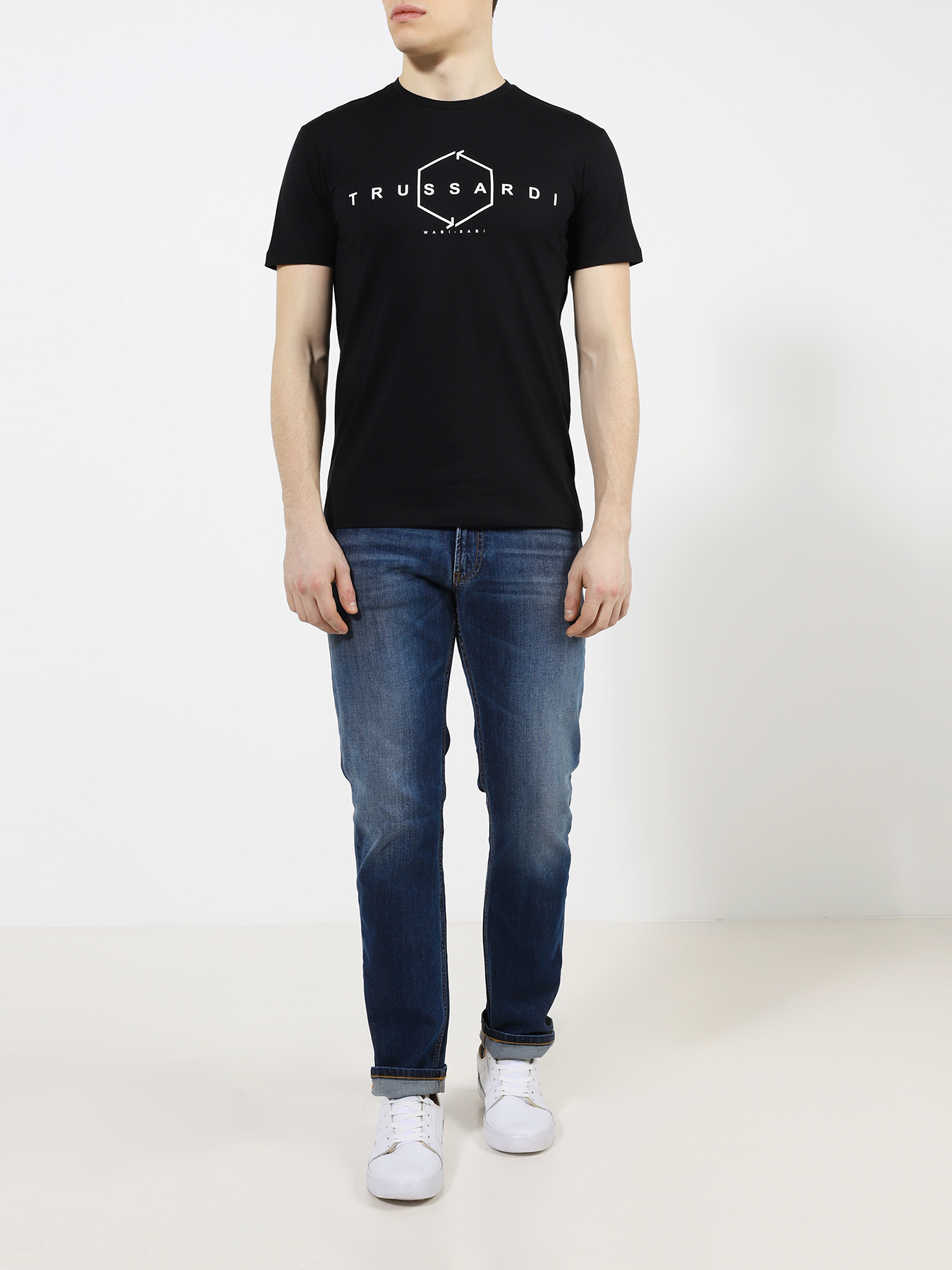

Trussardi Jeans Футболка, Chernyy, Футболка