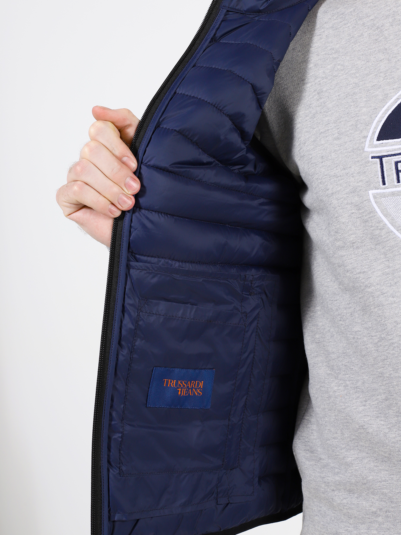 

Trussardi Jeans Мужской жилет, Siniy, Мужской жилет