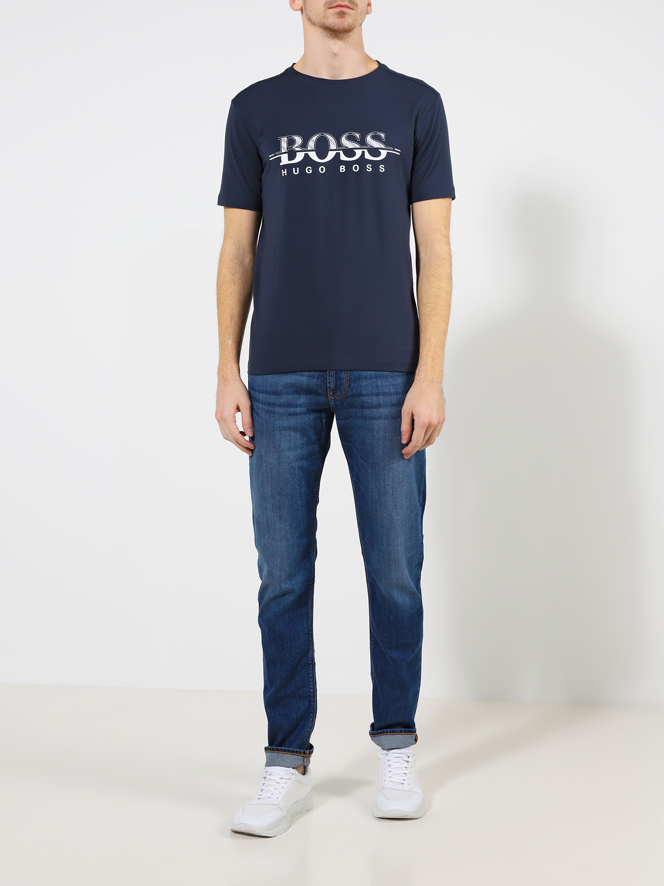 

BOSS Футболка Tee, Siniy, Футболка Tee