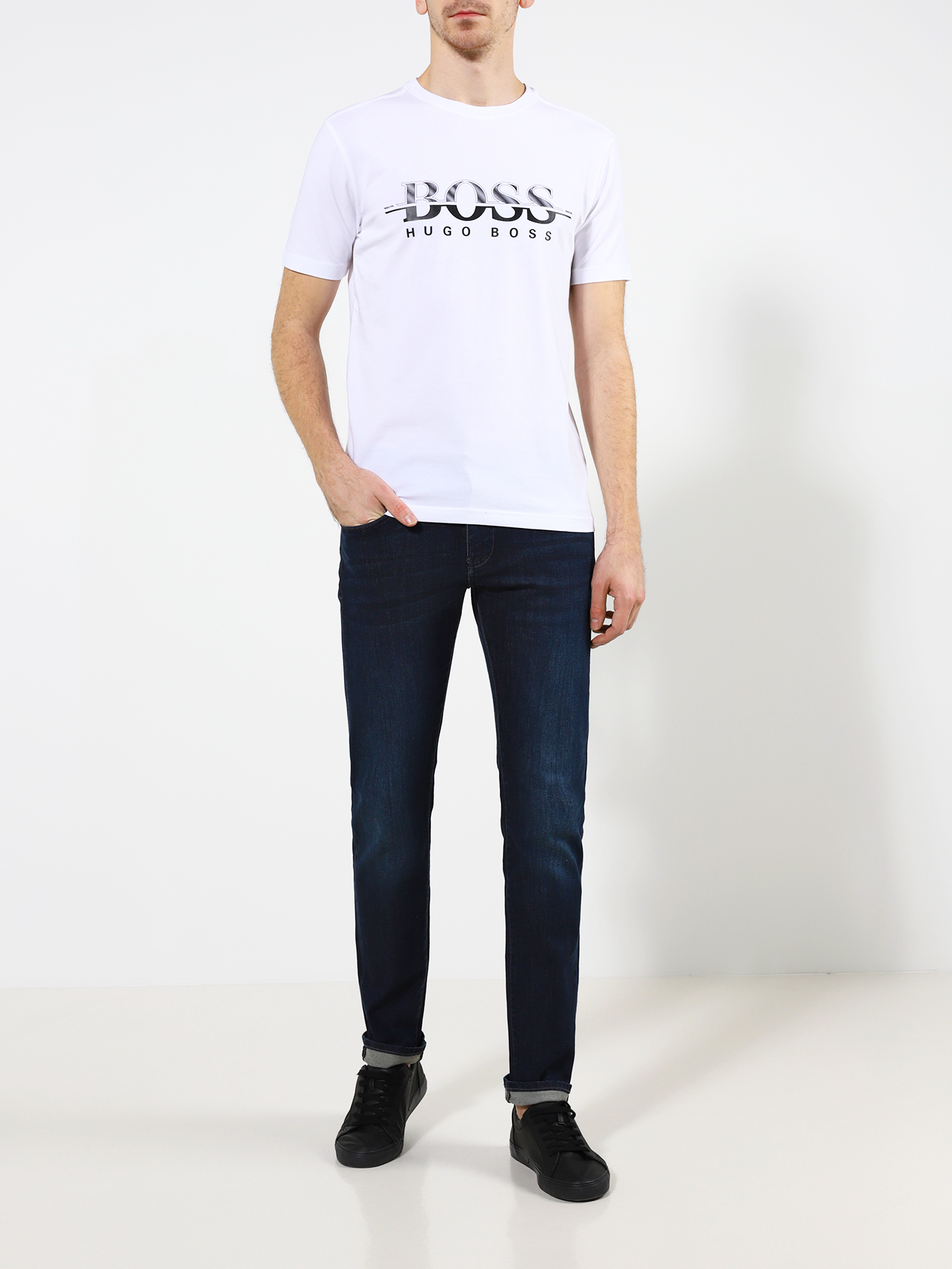 

BOSS Футболка Tee, Belyy, Футболка Tee