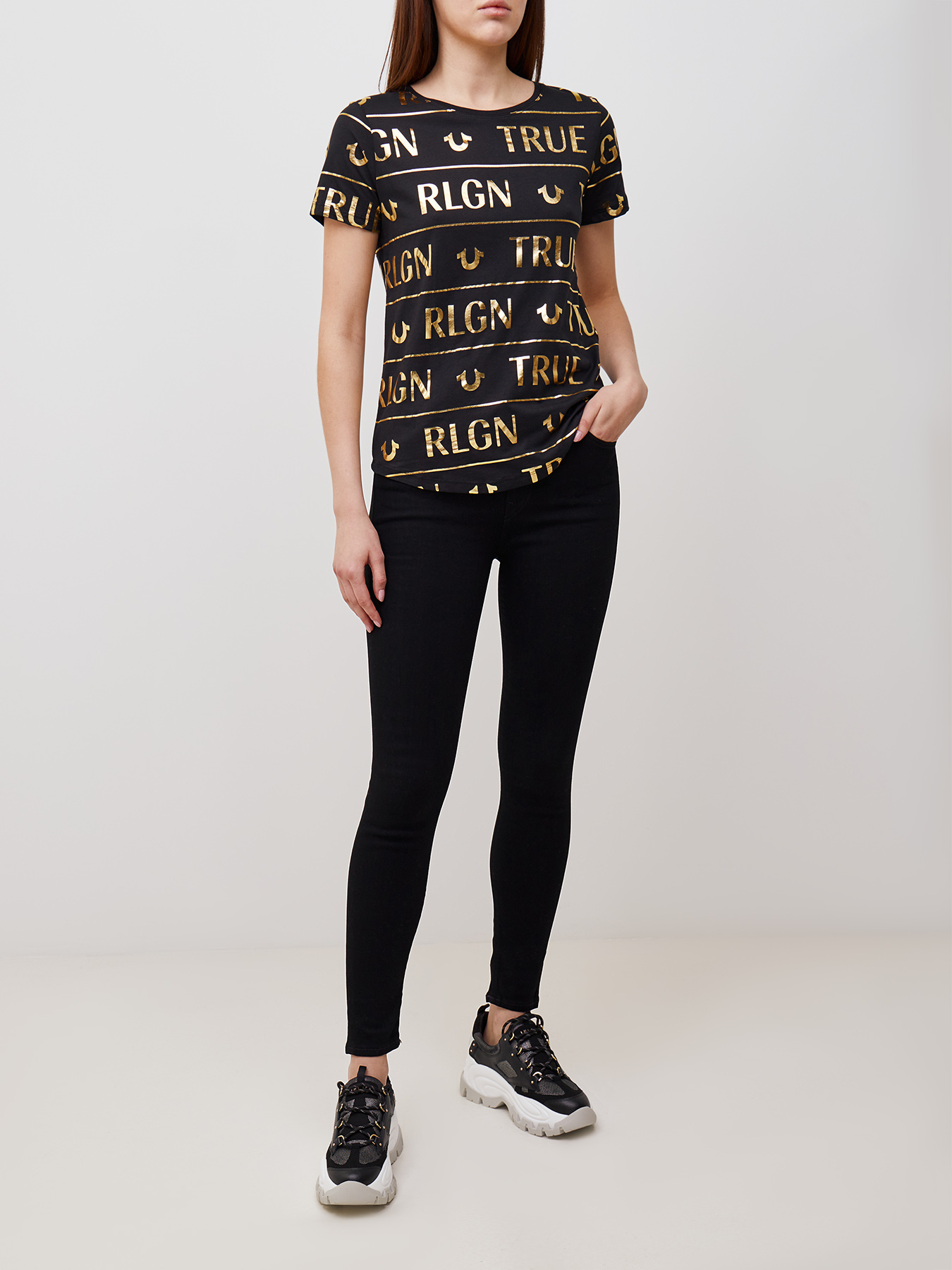 

True Religion Футболка, Chernyy, Футболка
