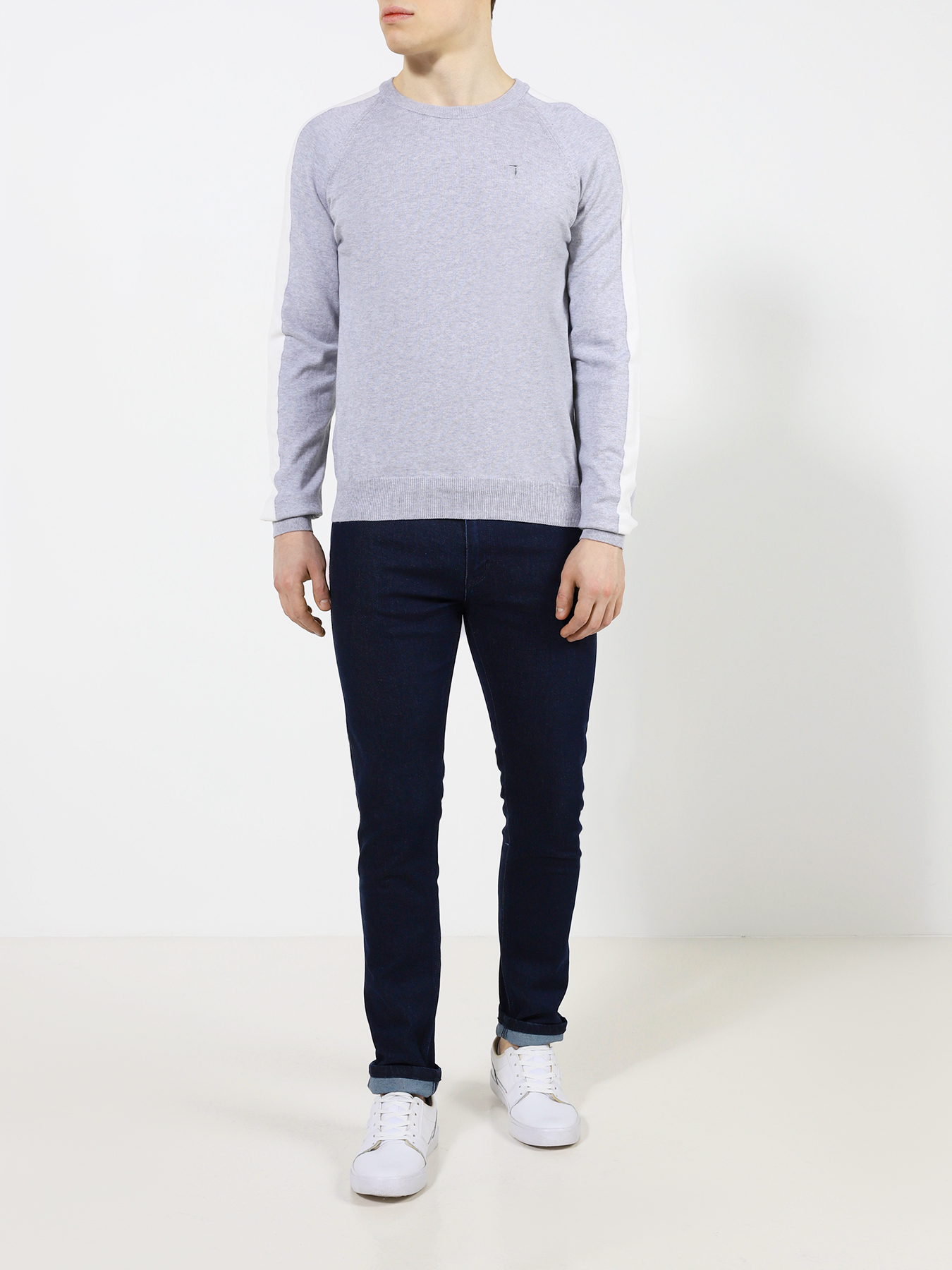 

Trussardi Jeans Мужской джемпер, Seryy, Мужской джемпер
