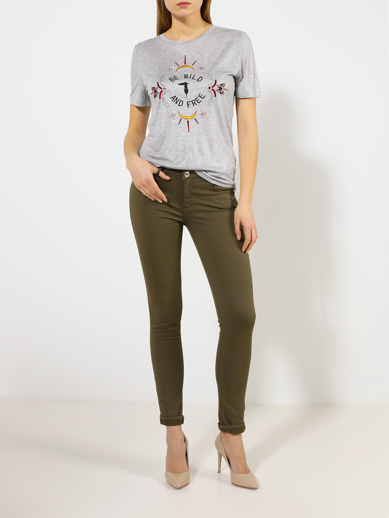 

Trussardi Jeans Узкие джинсы, Khaki, Узкие джинсы