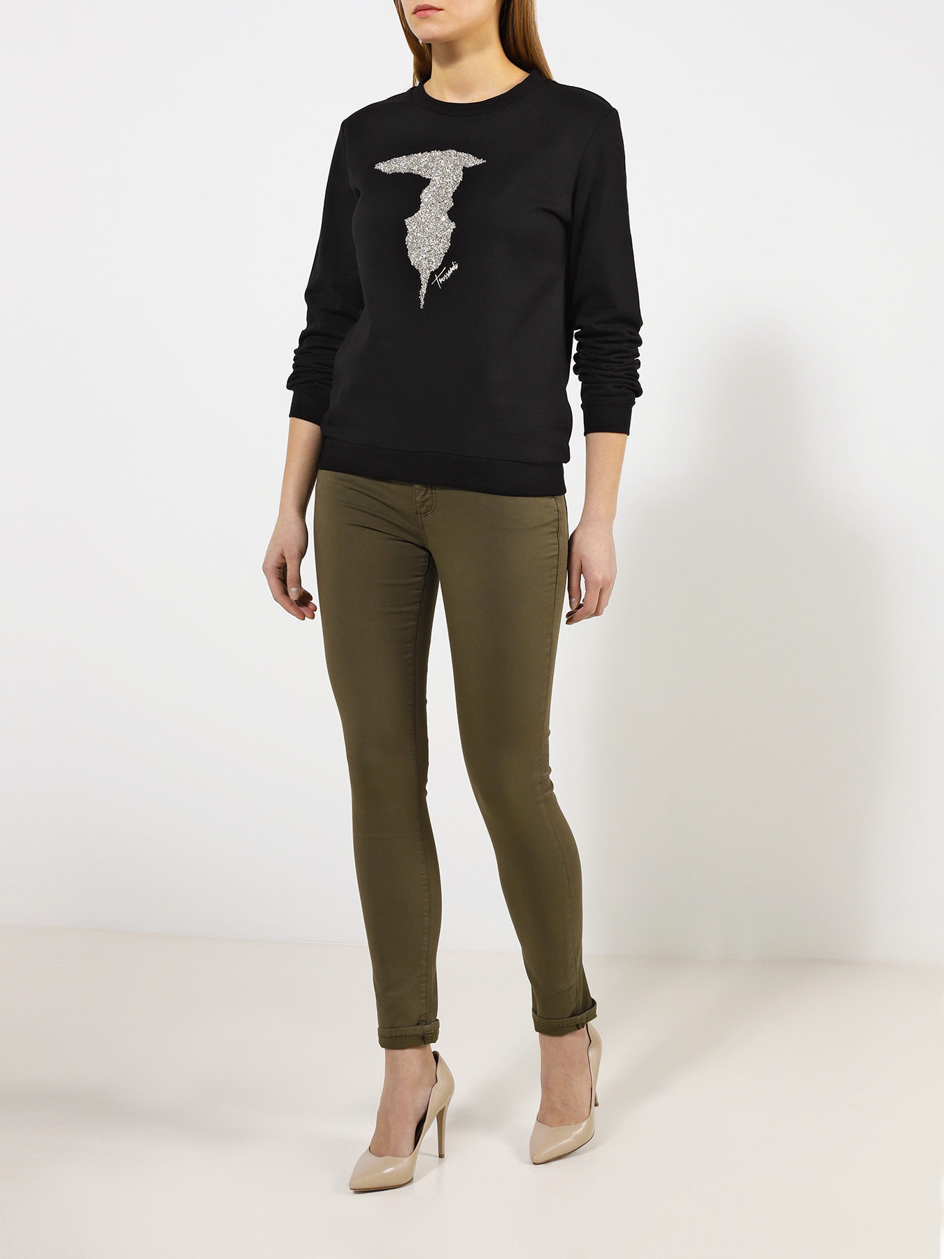 

Trussardi Jeans Джемпер, Chernyy, Джемпер
