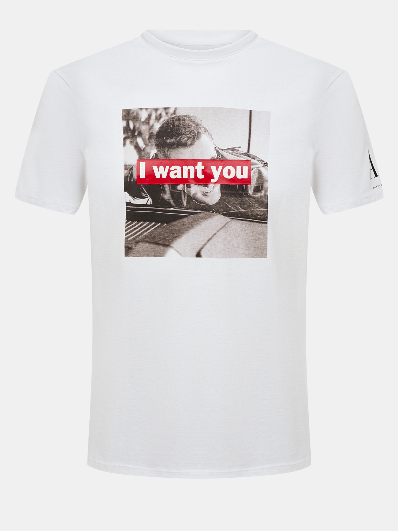 Футболка Armani Exchange. Цвет белый
