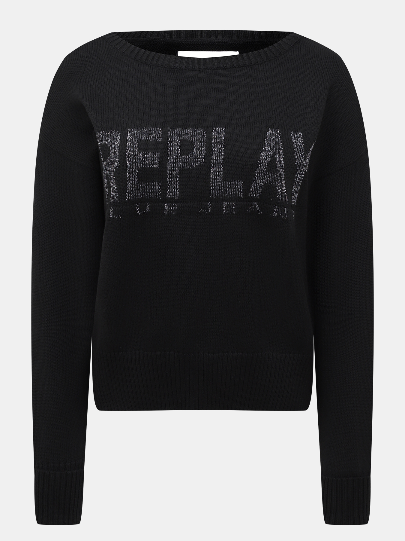 Джемпер REPLAY. Цвет черный