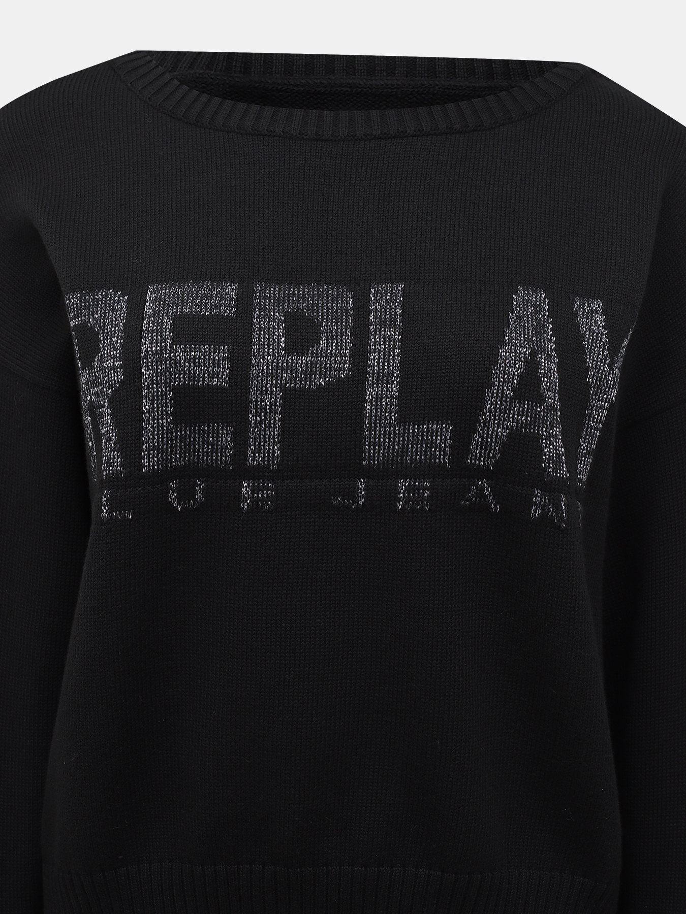 Джемпер REPLAY. Цвет черный