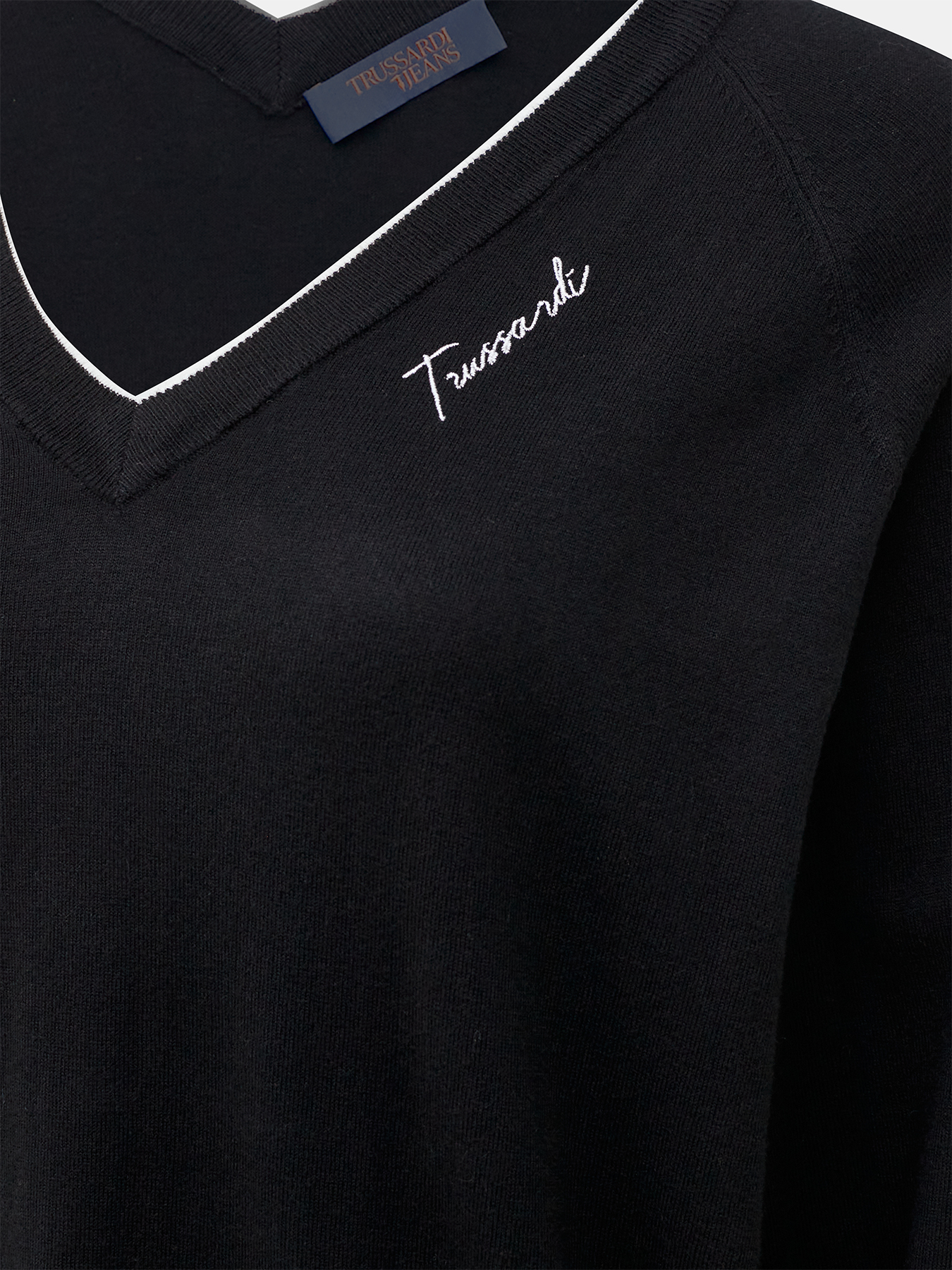 

Trussardi Jeans Пуловер, Chernyy, Пуловер
