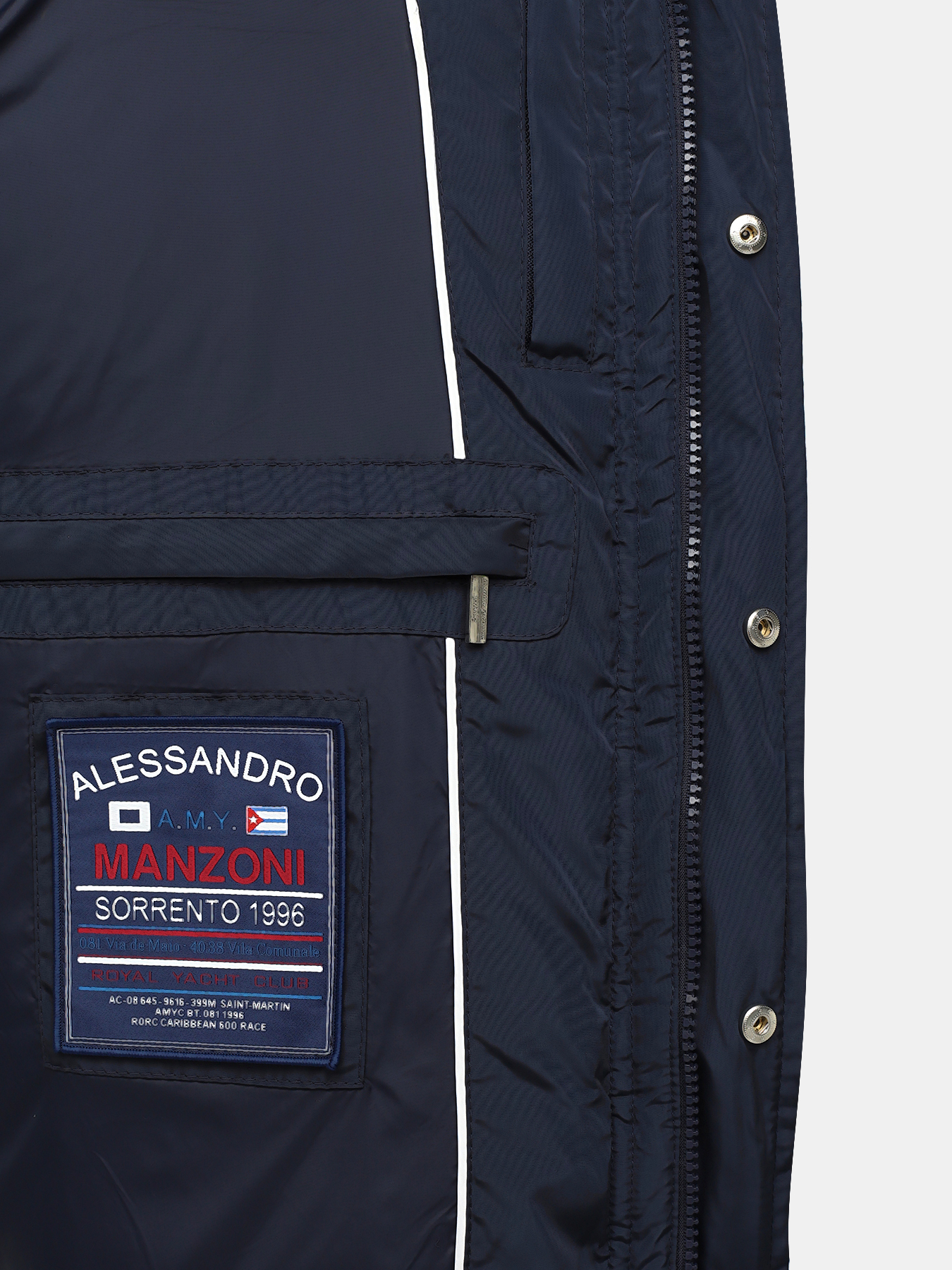 Куртка Alessandro Manzoni Yachting 379540-029, цвет темно-синий, размер 56 - фото 2