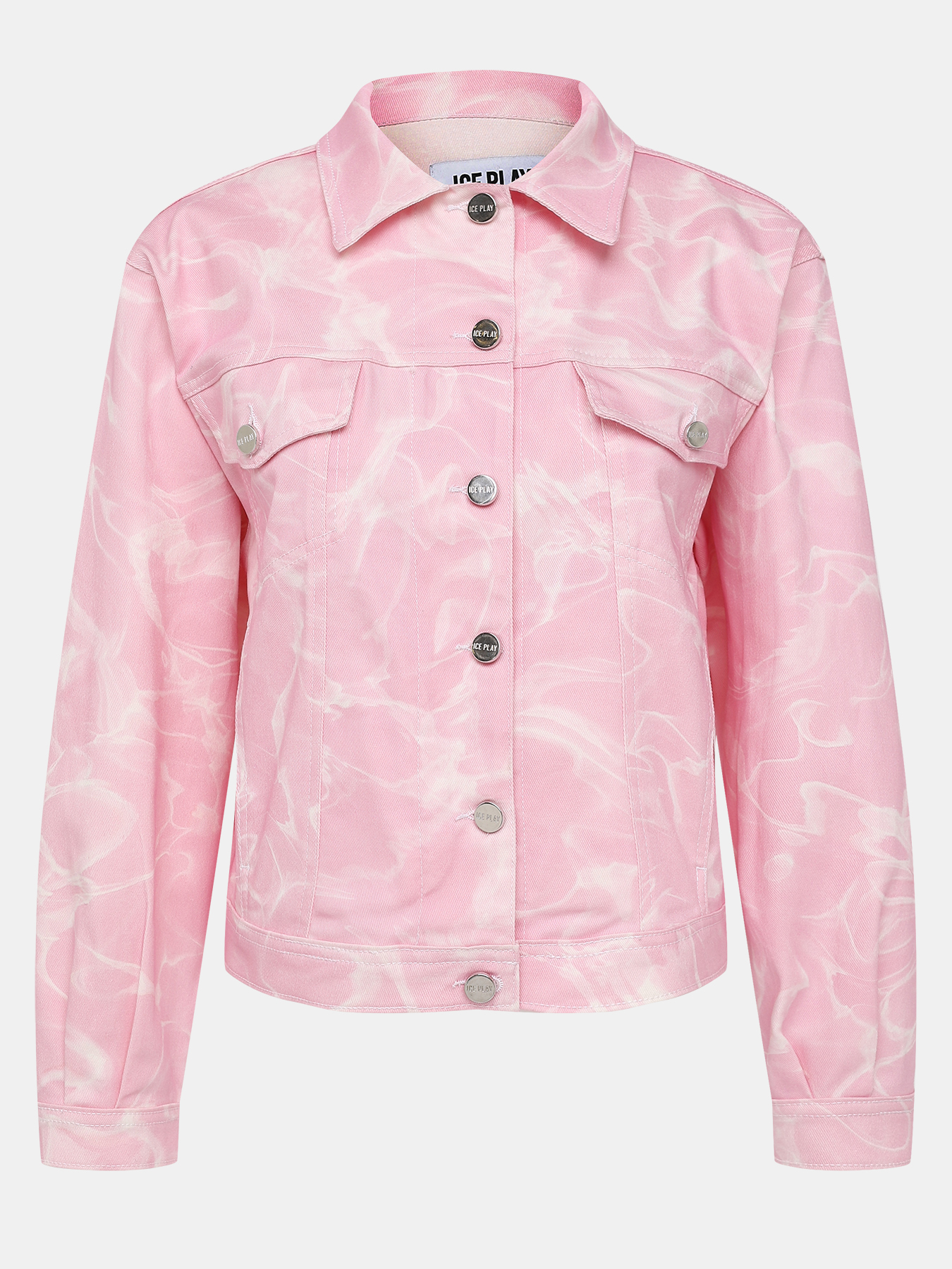 Джинсовая куртка Ice Play 380890-021, цвет мультиколор, размер 42