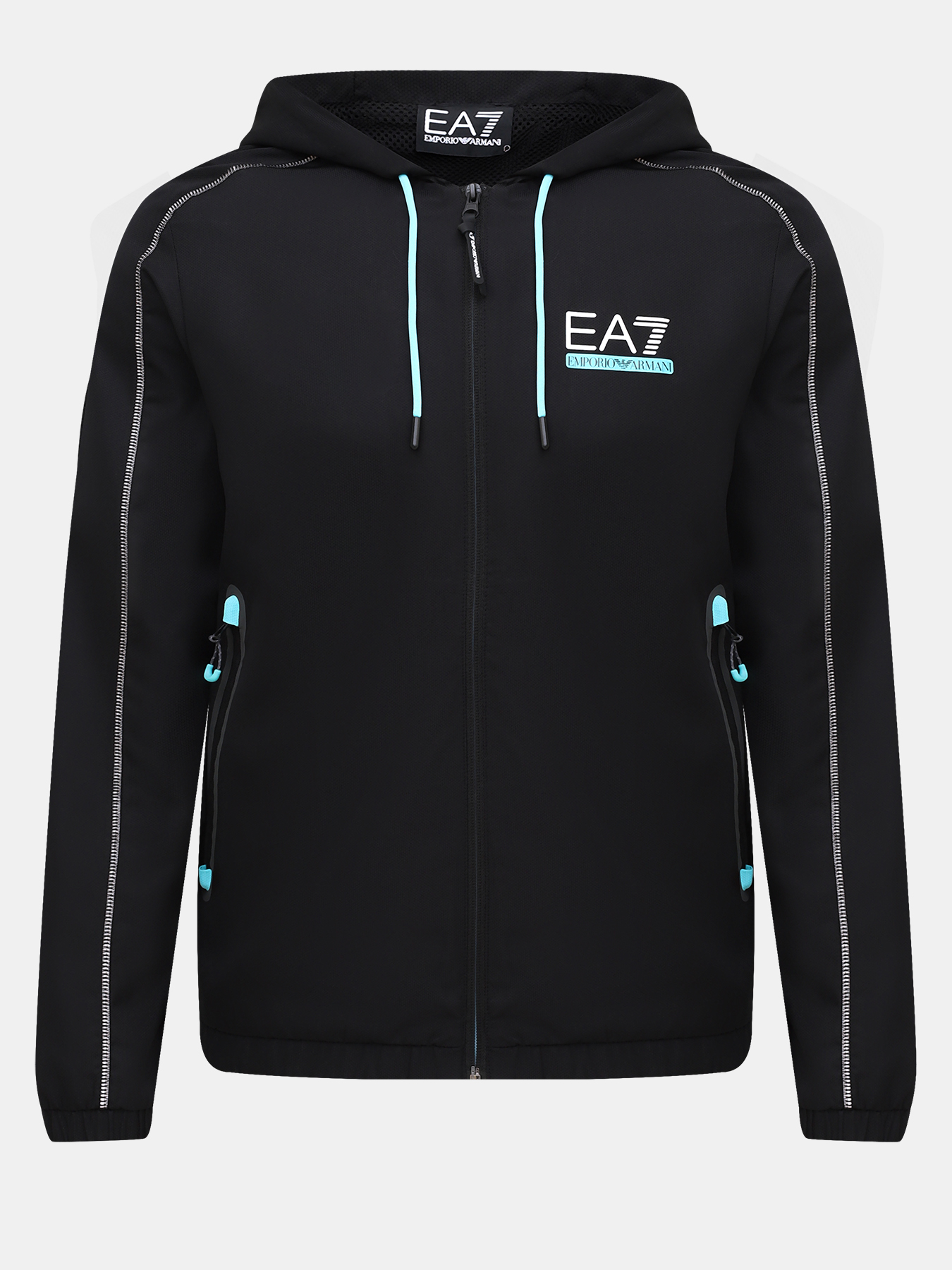 Спортивный костюм EA7 Emporio Armani. Цвет черный