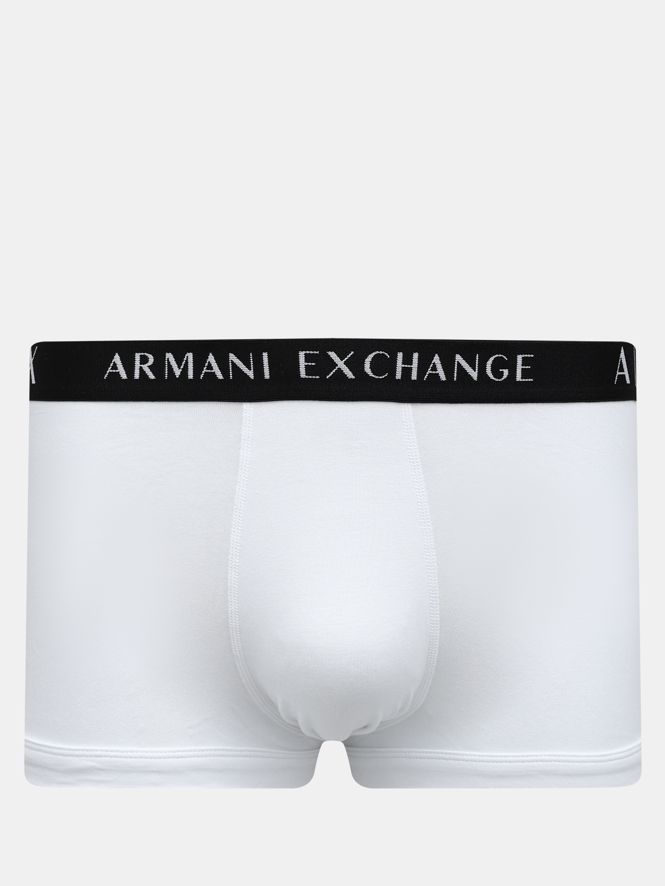 Мужские боксеры (3 шт) Armani Exchange. Цвет черный