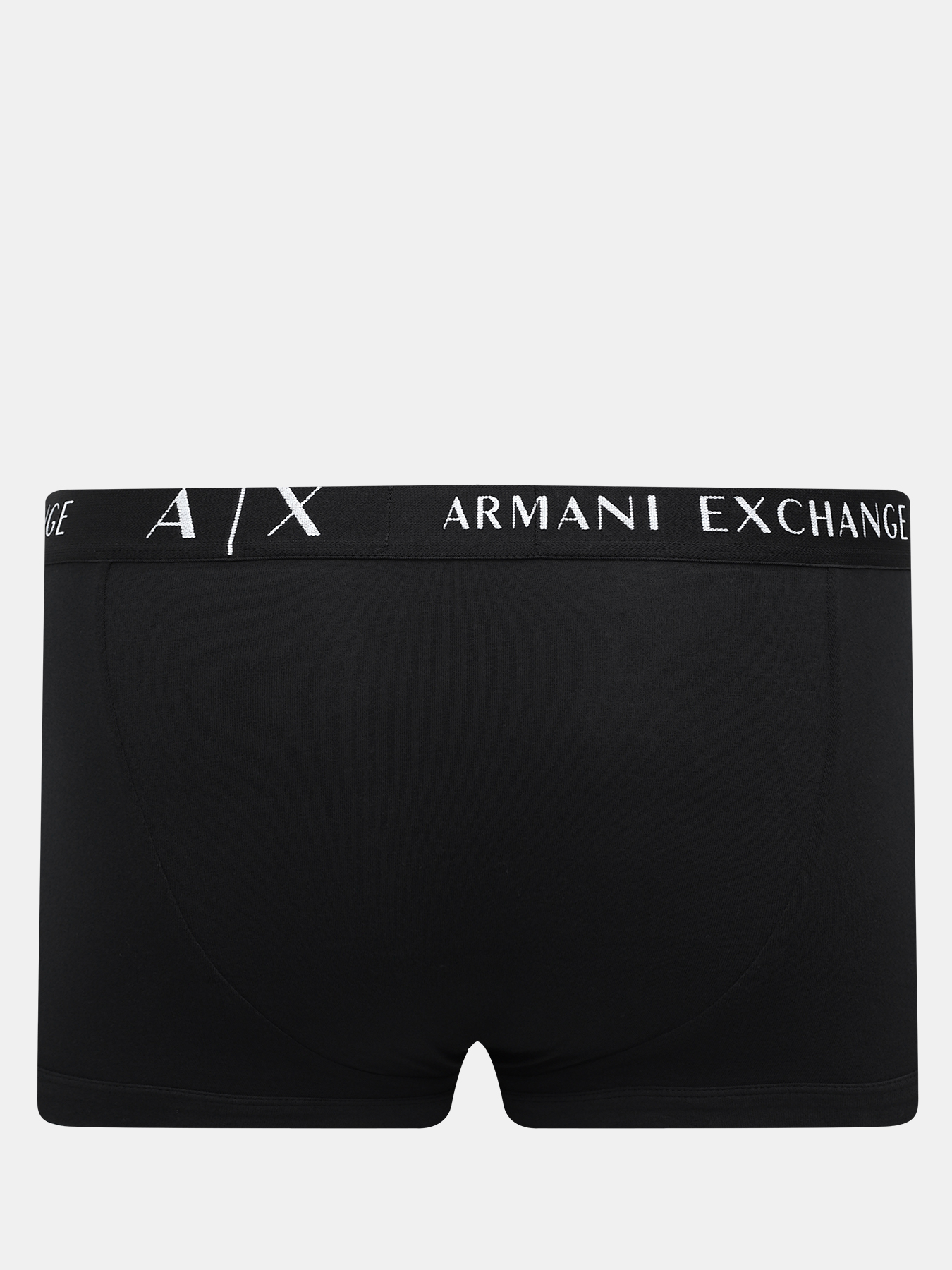 Мужские боксеры (3 шт) Armani Exchange. Цвет черный
