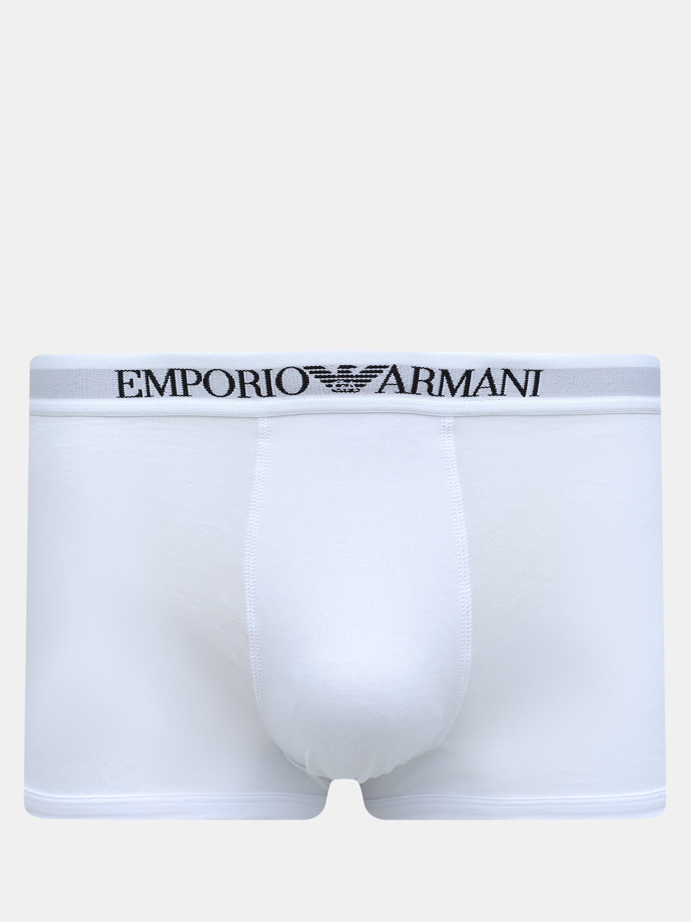 Мужские боксеры (3 шт) Emporio Armani. Цвет белый