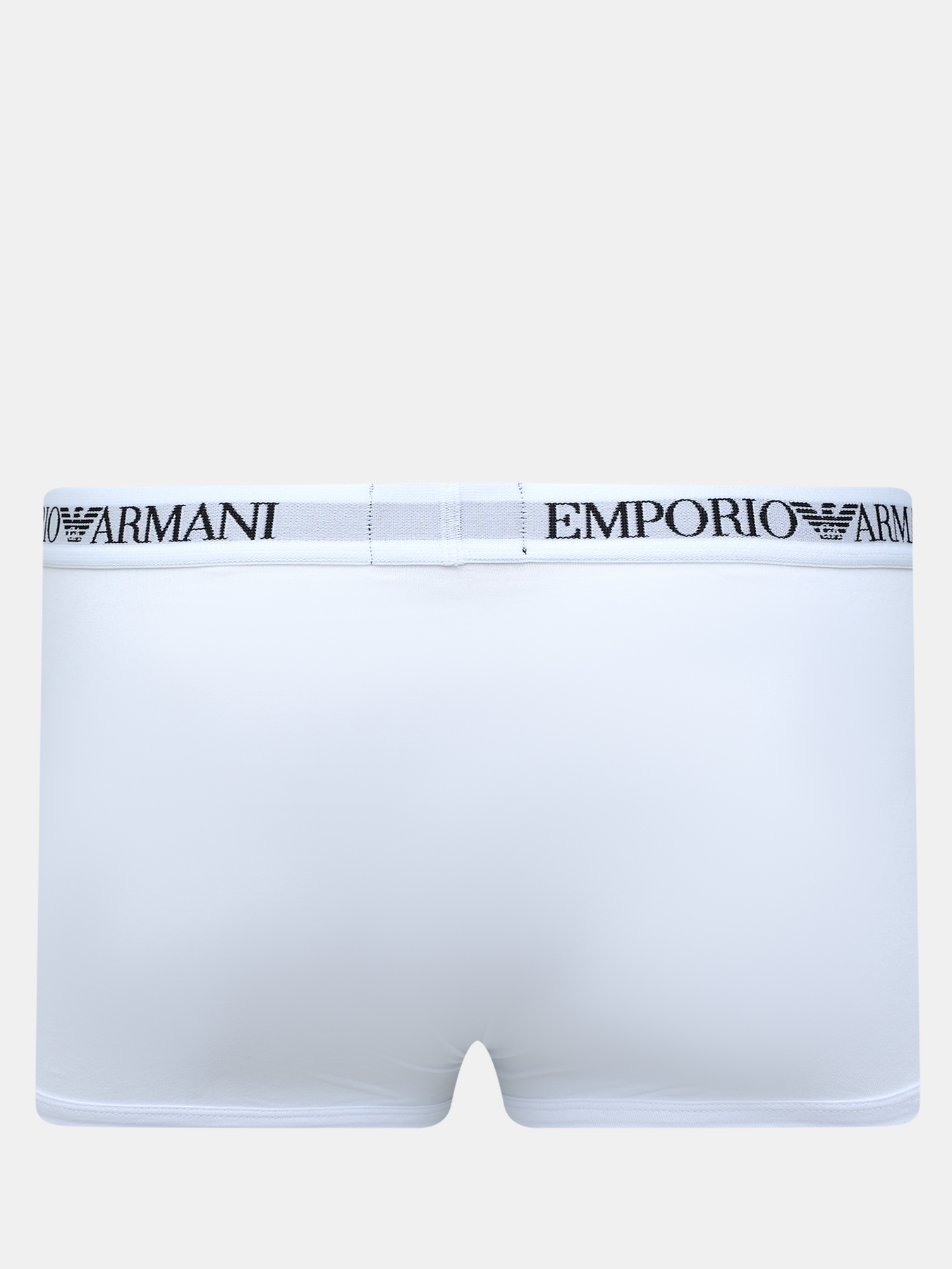 Мужские боксеры (3 шт) Emporio Armani. Цвет белый