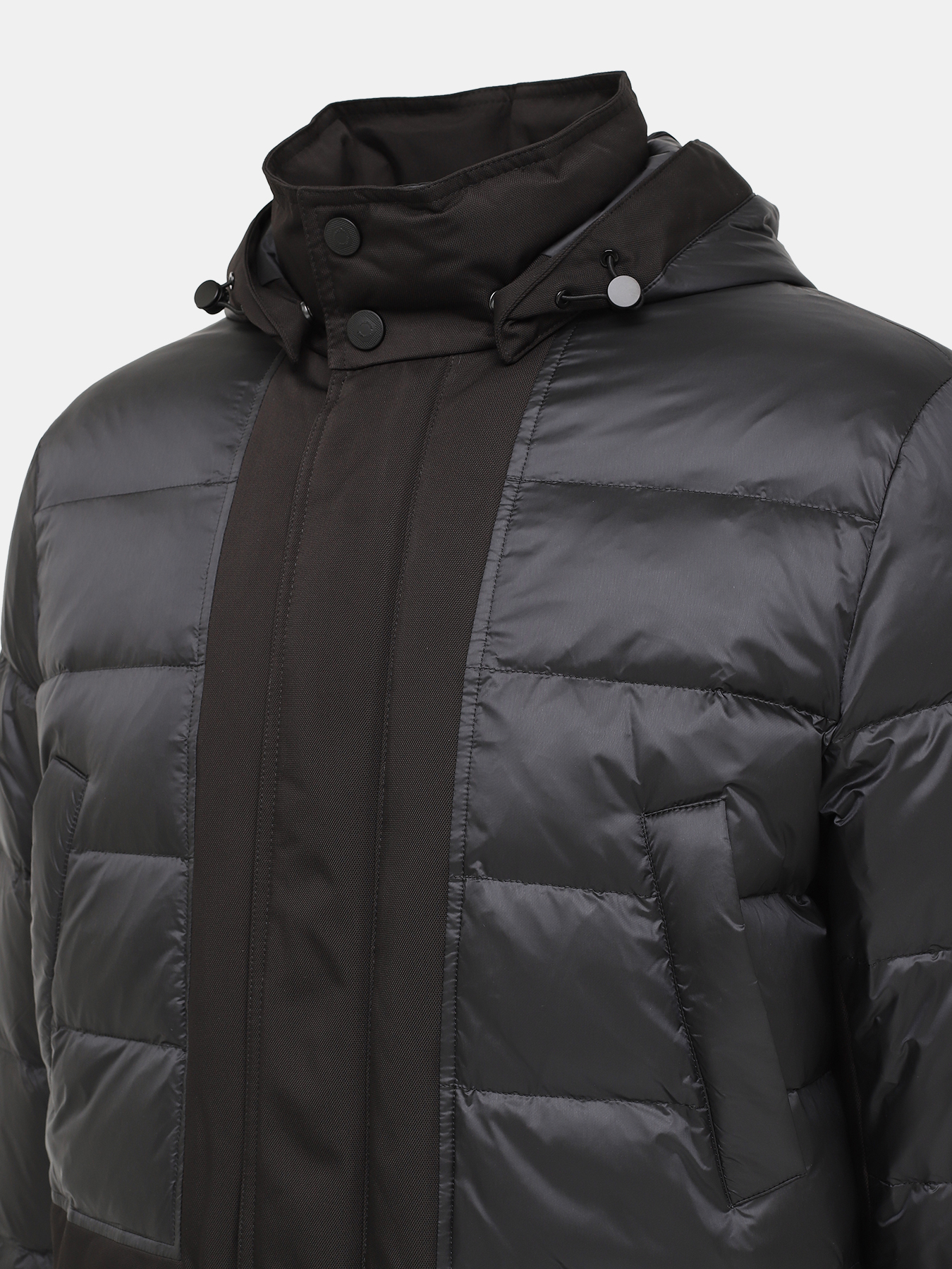Зимний пуховик Alessandro Manzoni Jeans 385830-026, цвет черный, размер 50 - фото 6