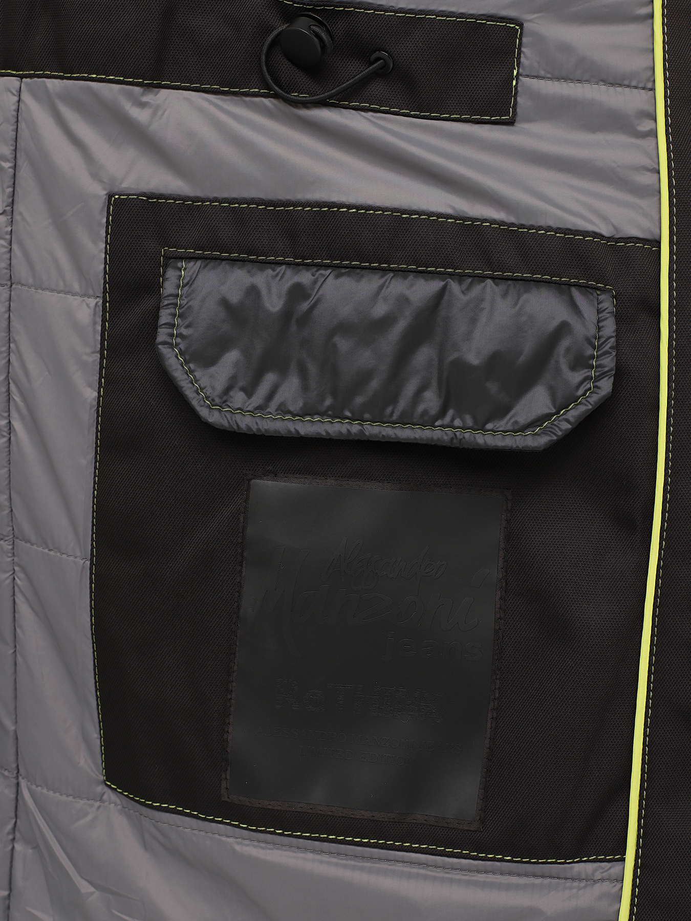 Зимний пуховик Alessandro Manzoni Jeans 385830-026, цвет черный, размер 50 - фото 2
