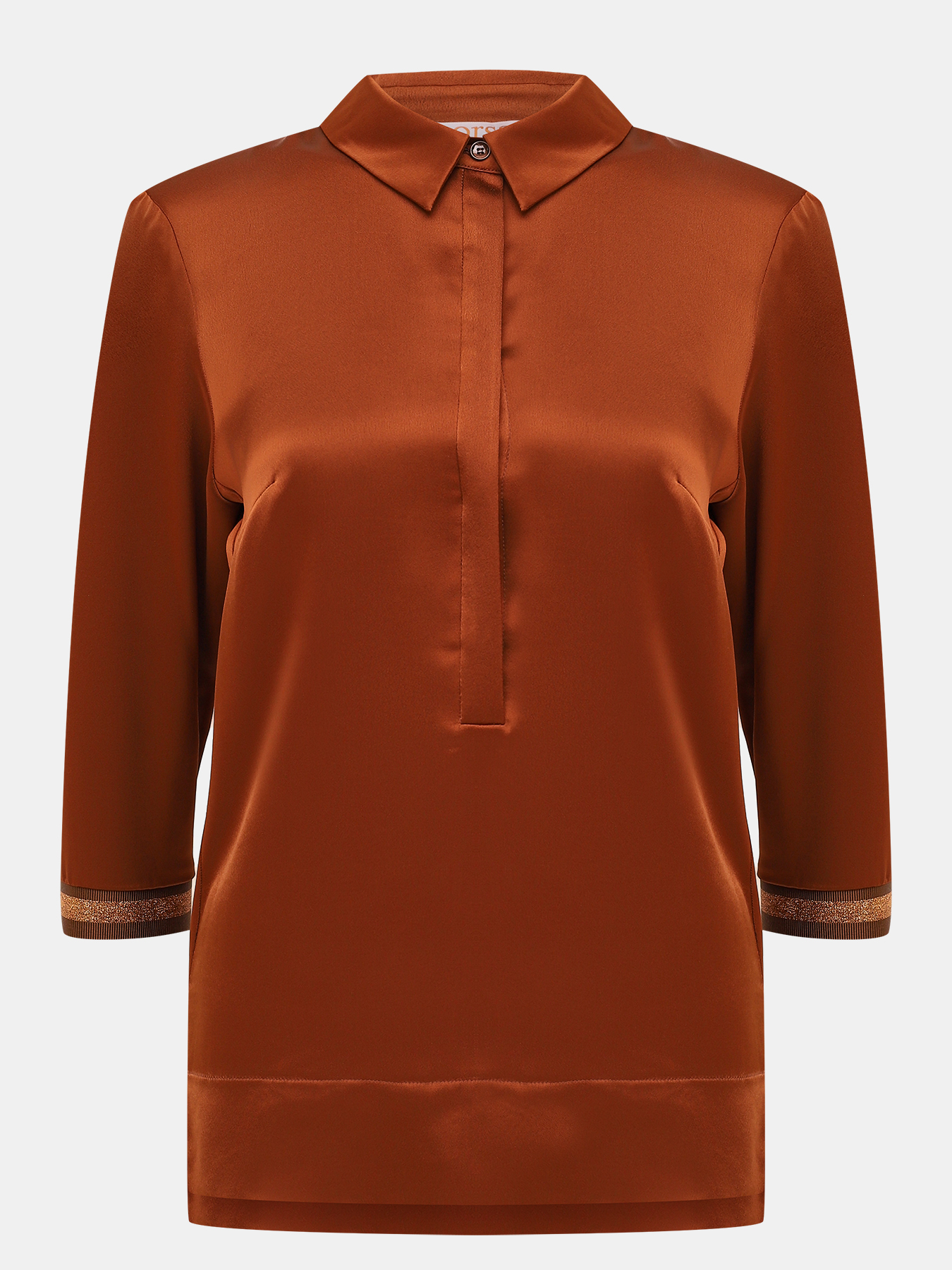 Блузка ORSA Orange 385871-023, цвет коричневый, размер 46 - фото 1
