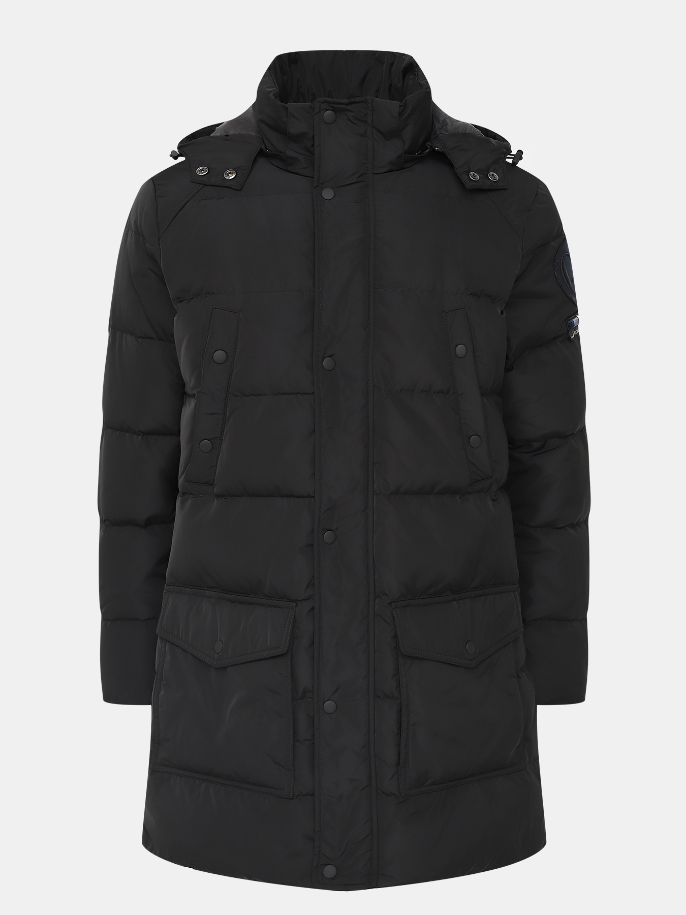 Удлиненная куртка Gianfranco Ferre 386575-045, цвет черный, размер 52