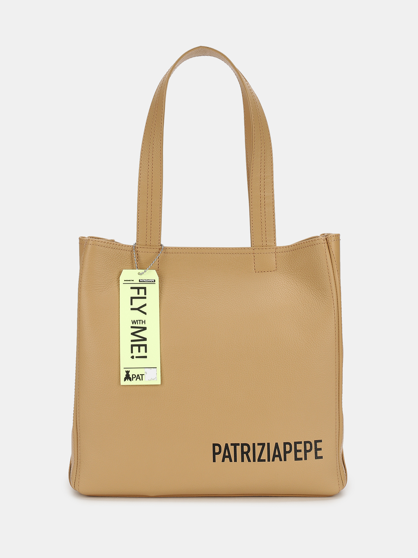 Сумка 2 в 1 Patrizia Pepe. Цвет бежевый
