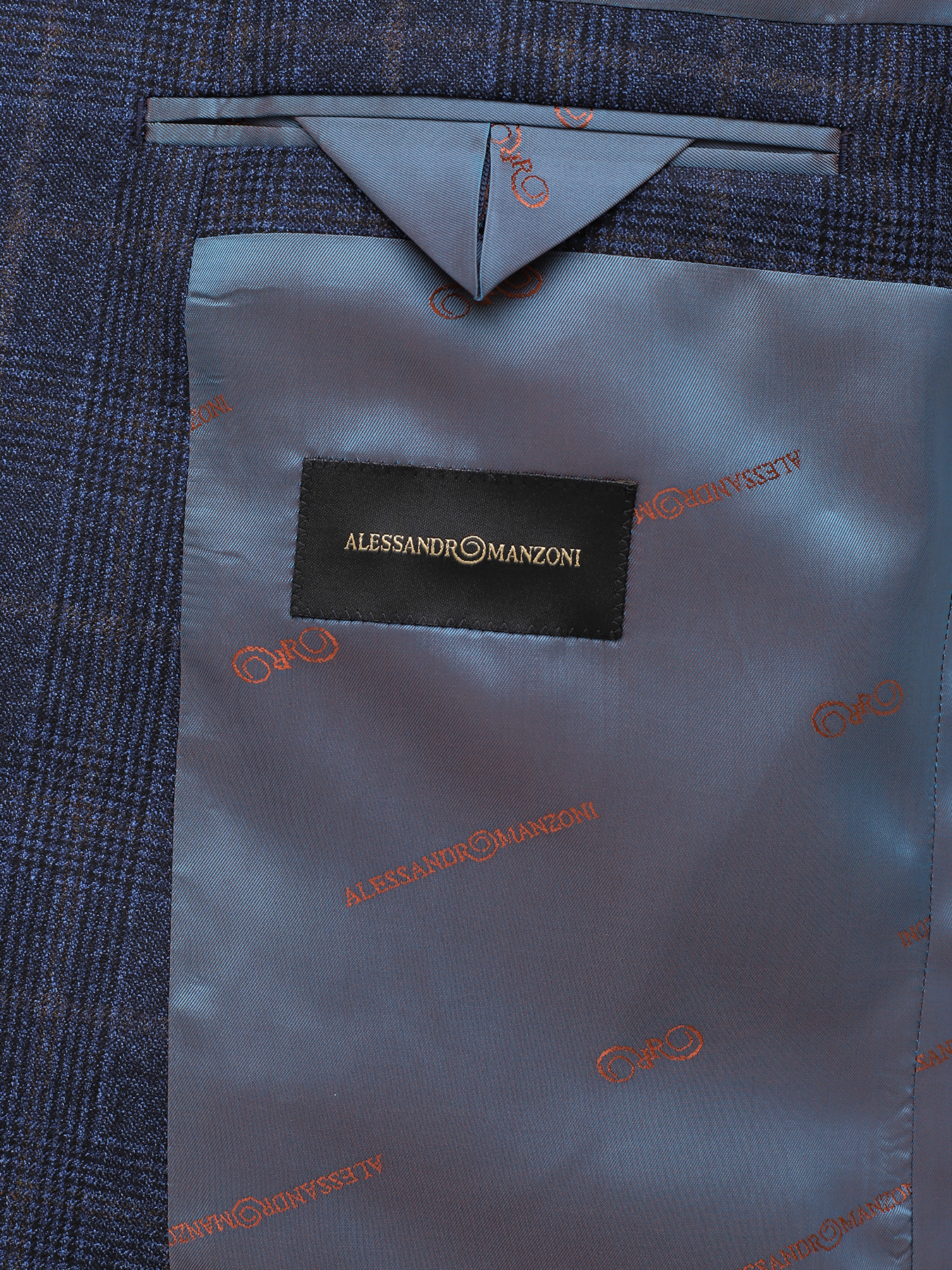 Пиджак Alessandro Manzoni 386884-072, цвет синий, размер 50 - фото 6