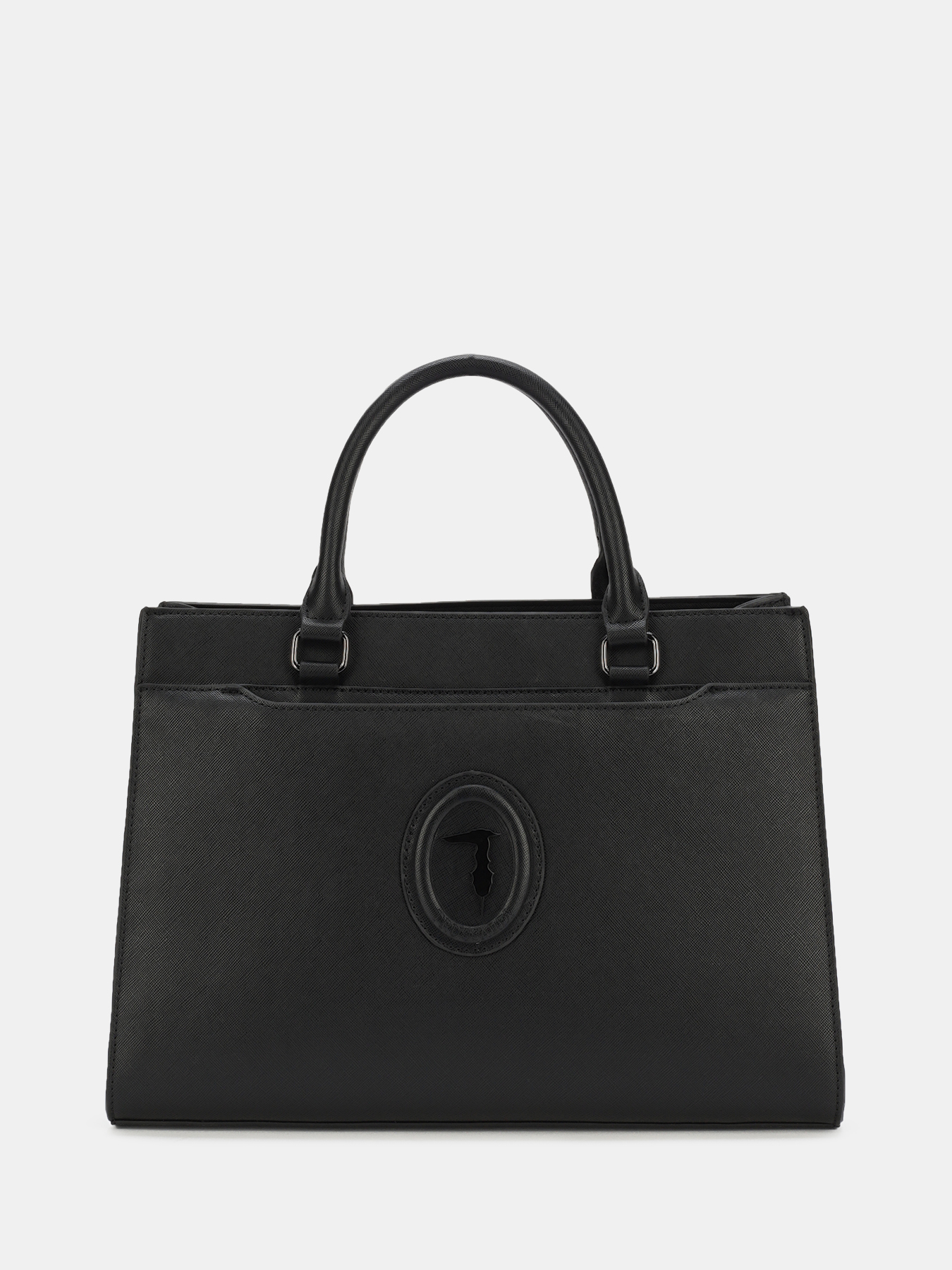 Сумка Trussardi. Цвет черный