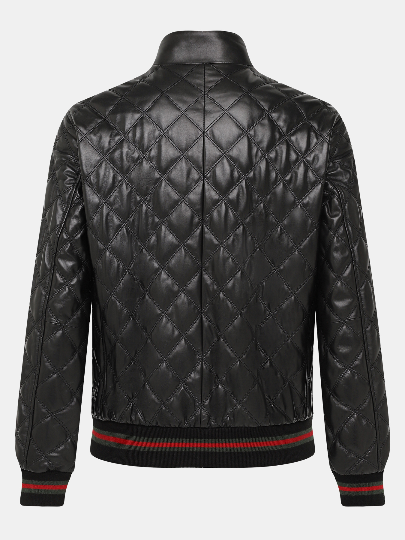 Кожаная куртка Alessandro Manzoni 390971-030, цвет черный, размер 58 - фото 5