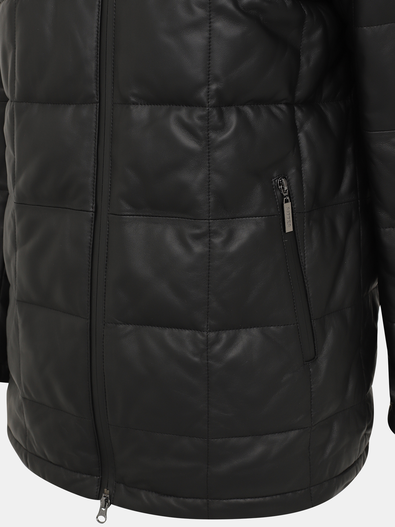 Кожаная куртка Ritter 390994-025, цвет черный, размер 48 - фото 2
