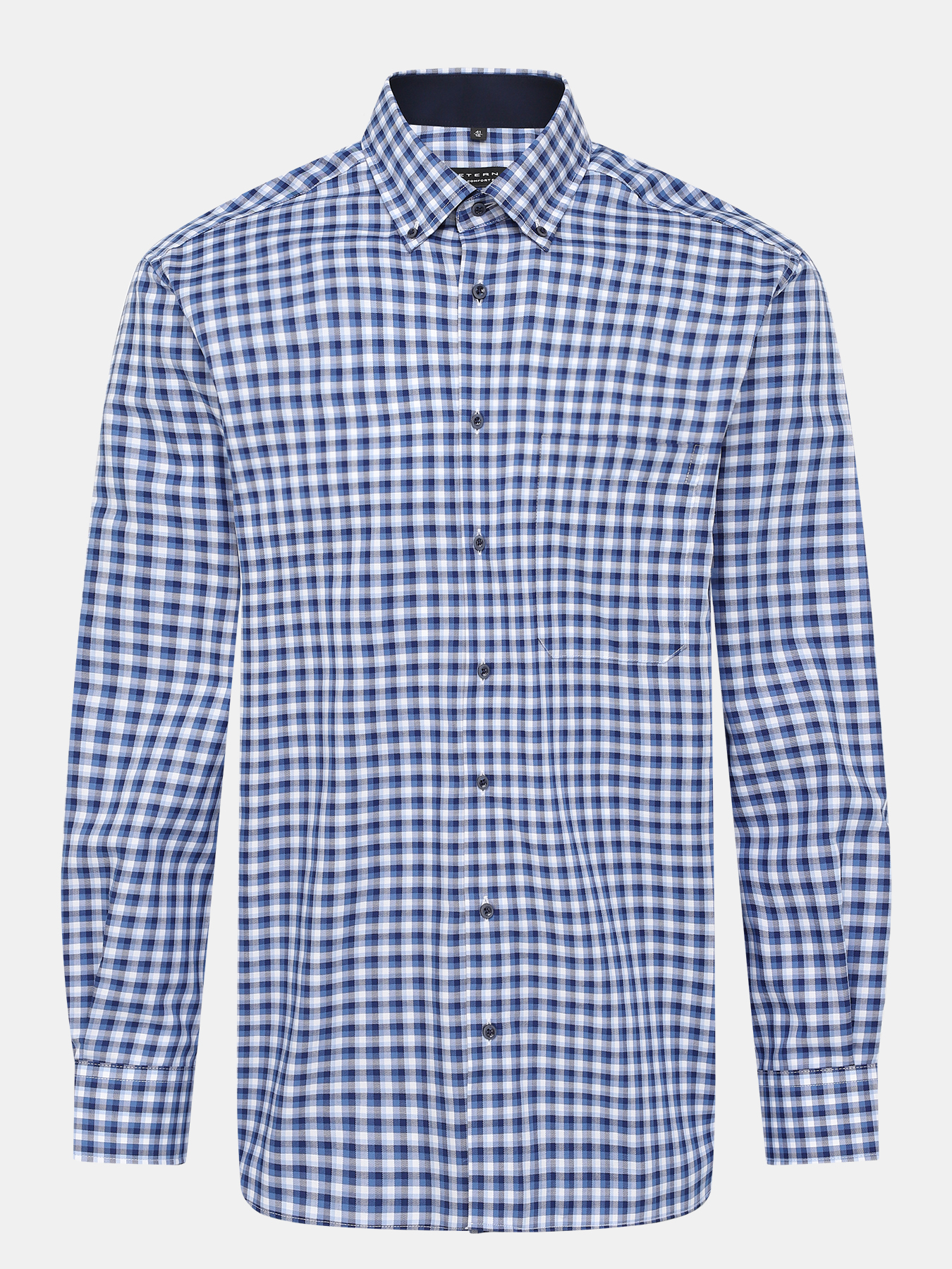 Рубашка Eterna 392383-022, цвет синий, размер 54 - фото 1