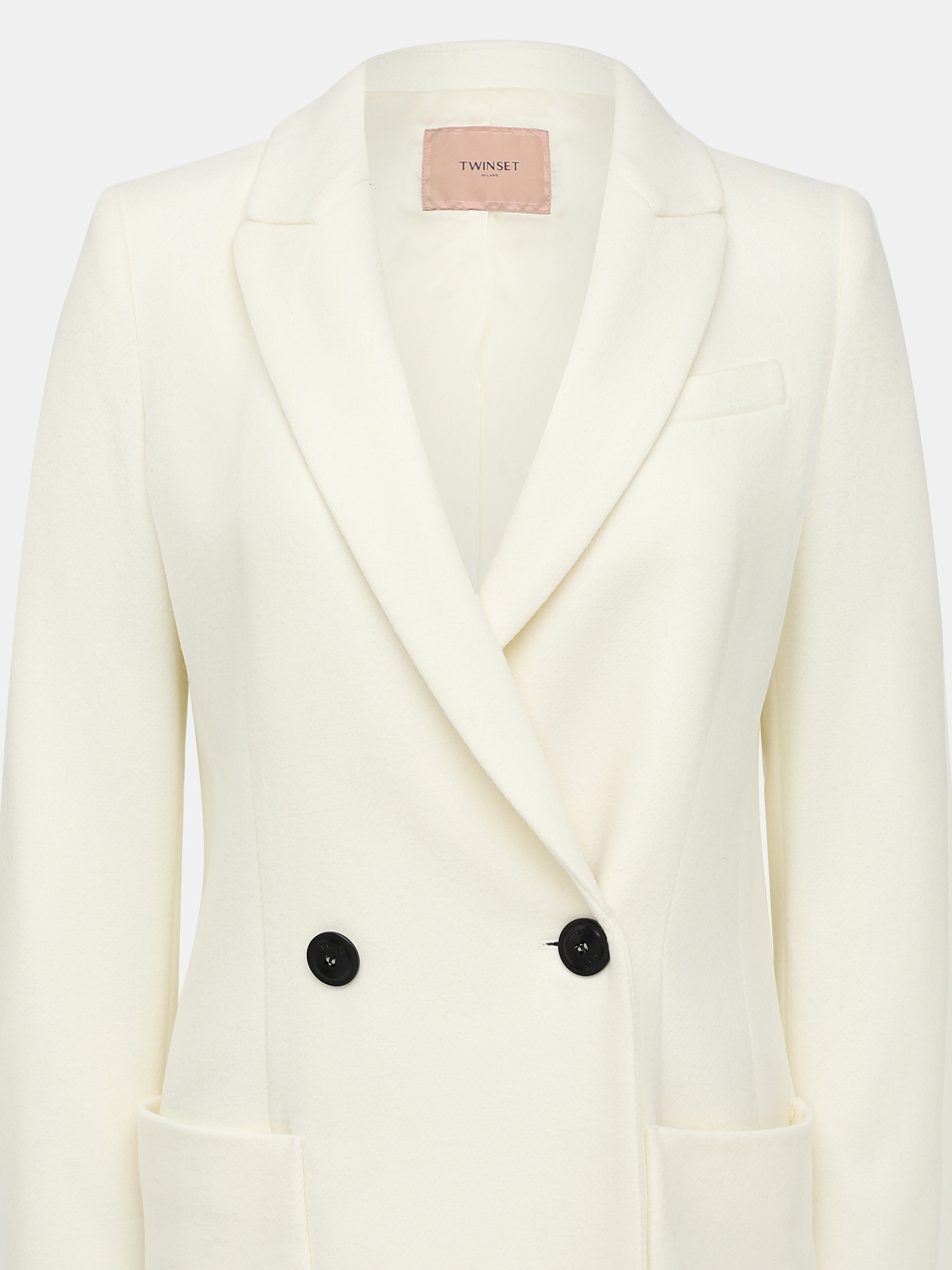 Пальто TWINSET 393815-022, цвет белый, размер 44 - фото 3
