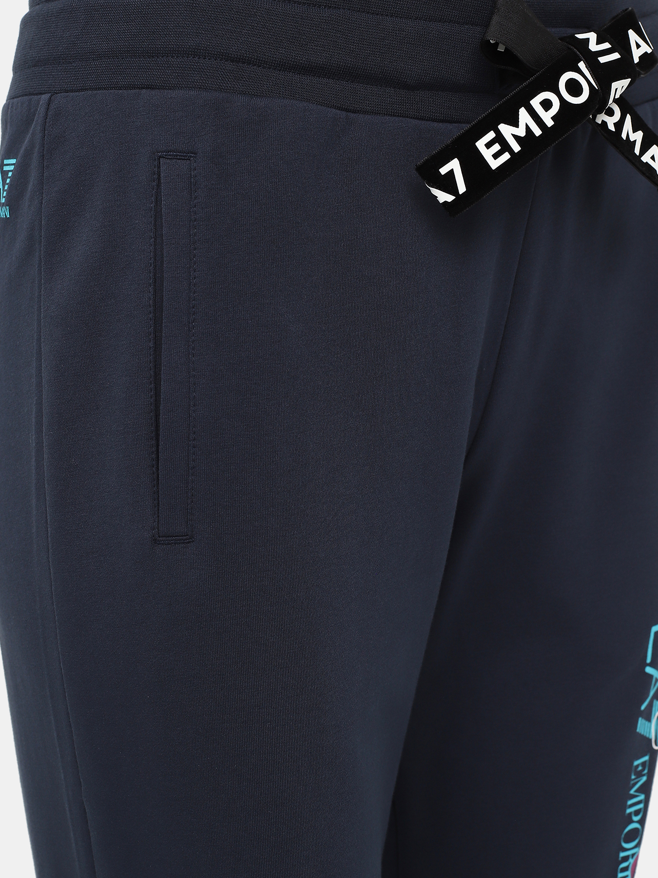 Спортивные брюки EA7 Emporio Armani 393991-044, цвет темно-синий, размер 46-48 - фото 4
